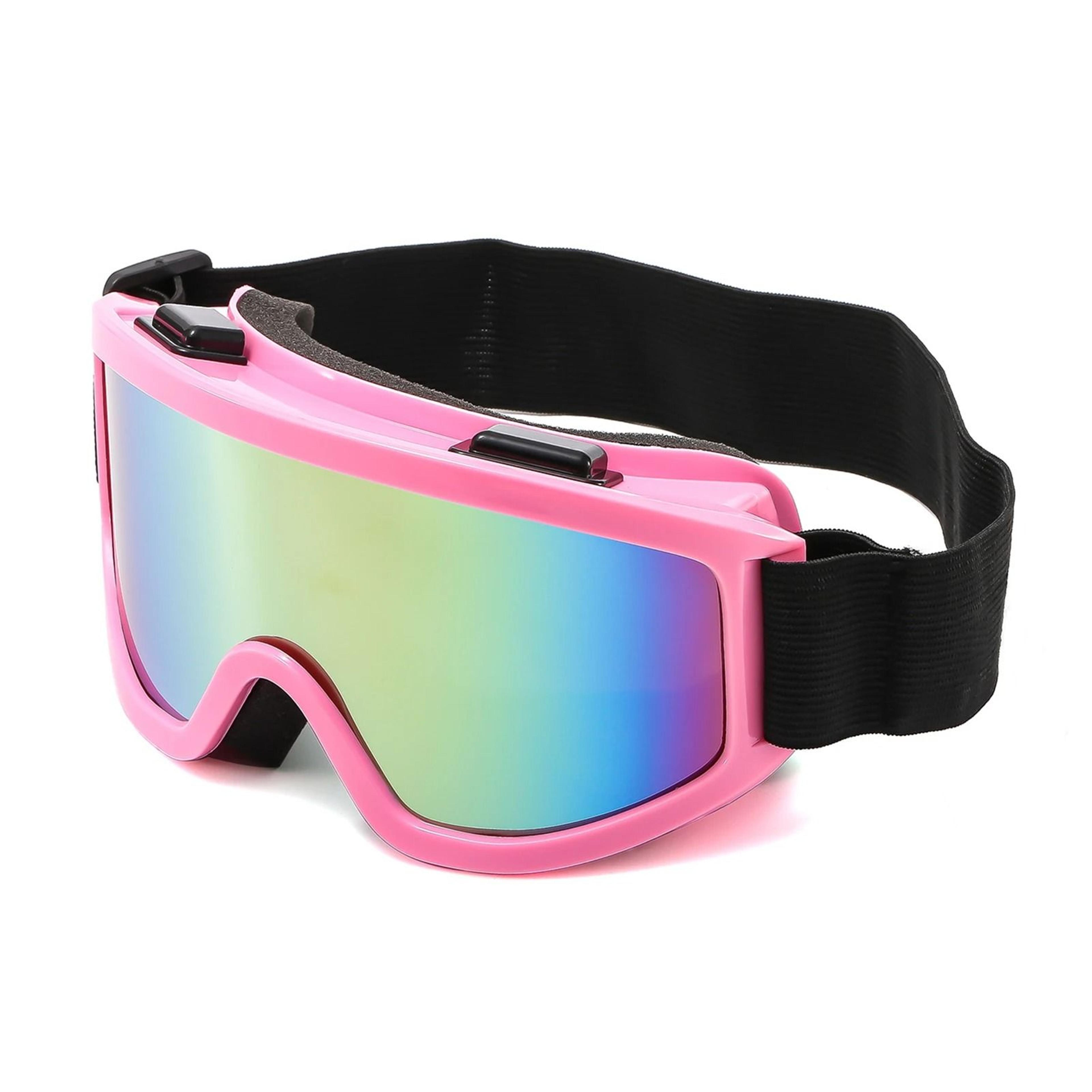 Large Frame Ski Goggles With Colorful Lens Anti Collision Anti Glare Outdoor Snow Goggles 17