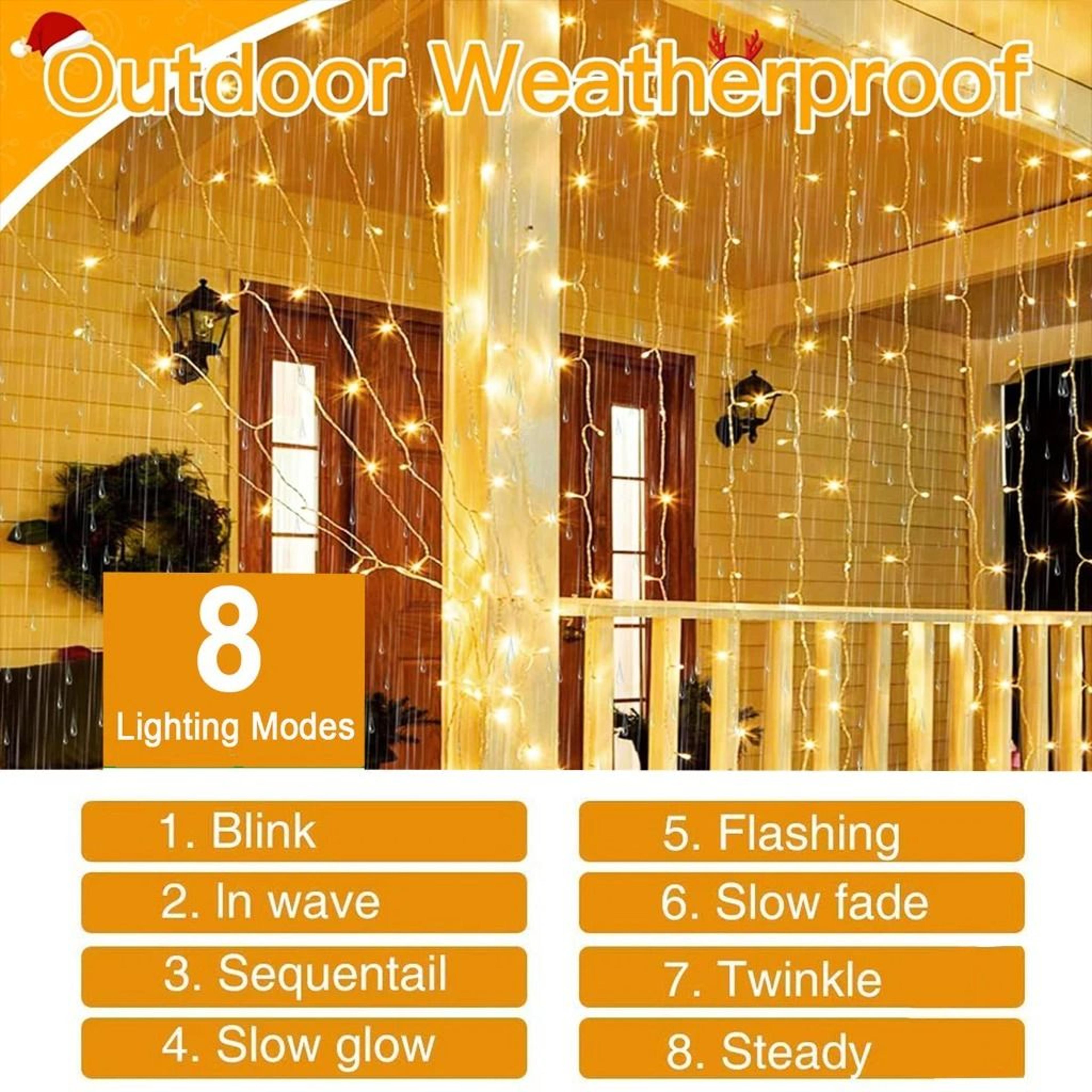 LED Curtain Light String 4