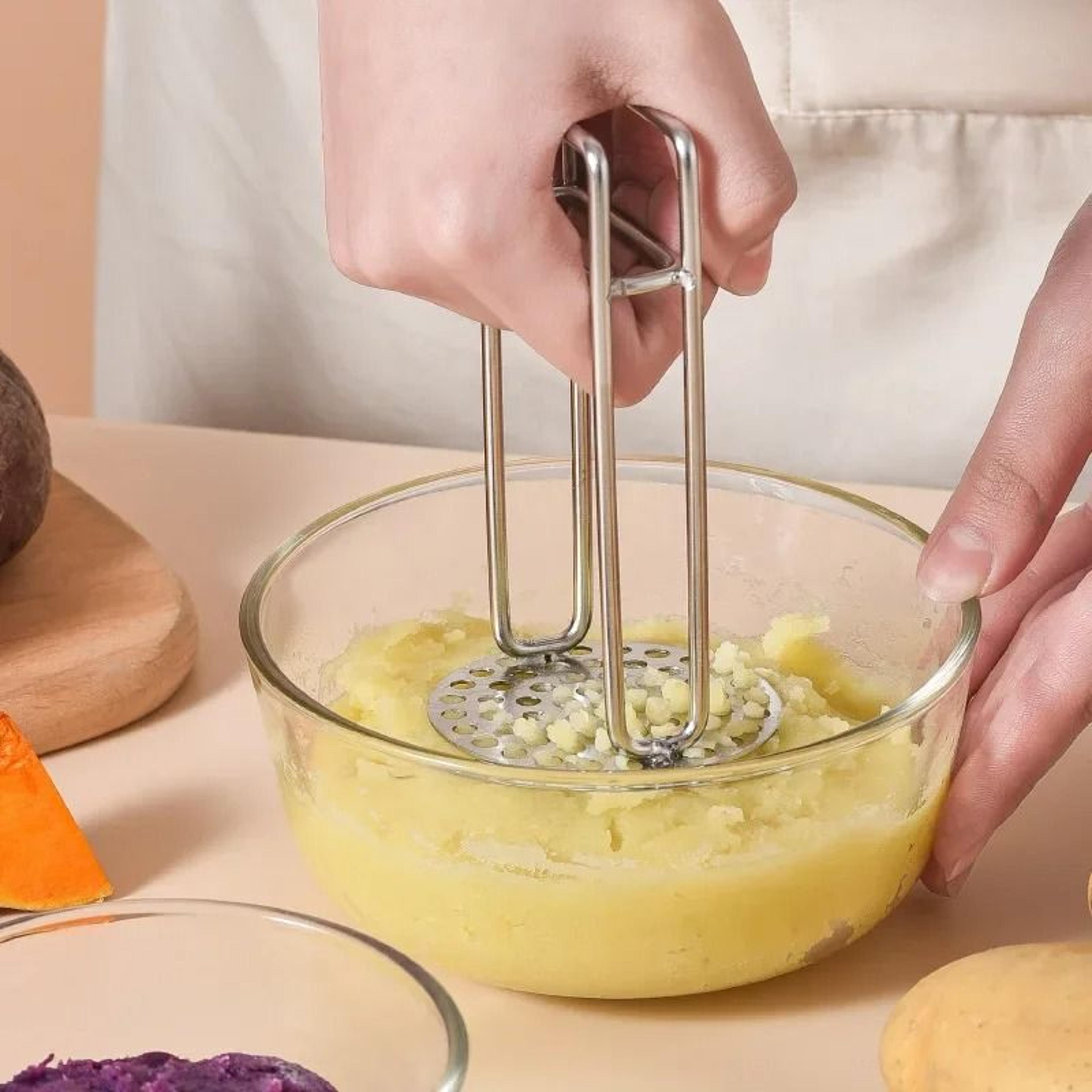 Stainless Steel Potato Masher For Smooth Mashing 0