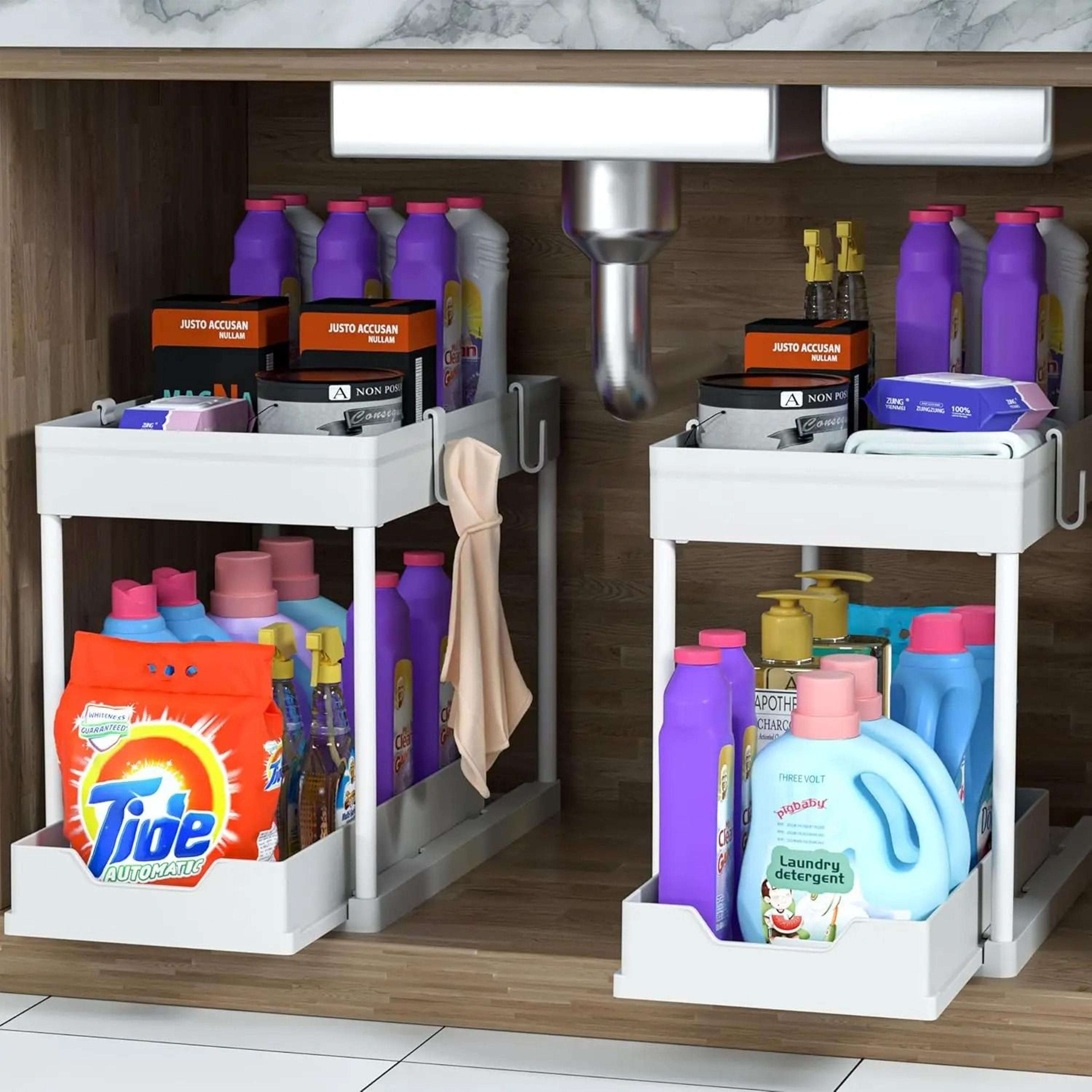 Double Tier Sink Storage Rack 7