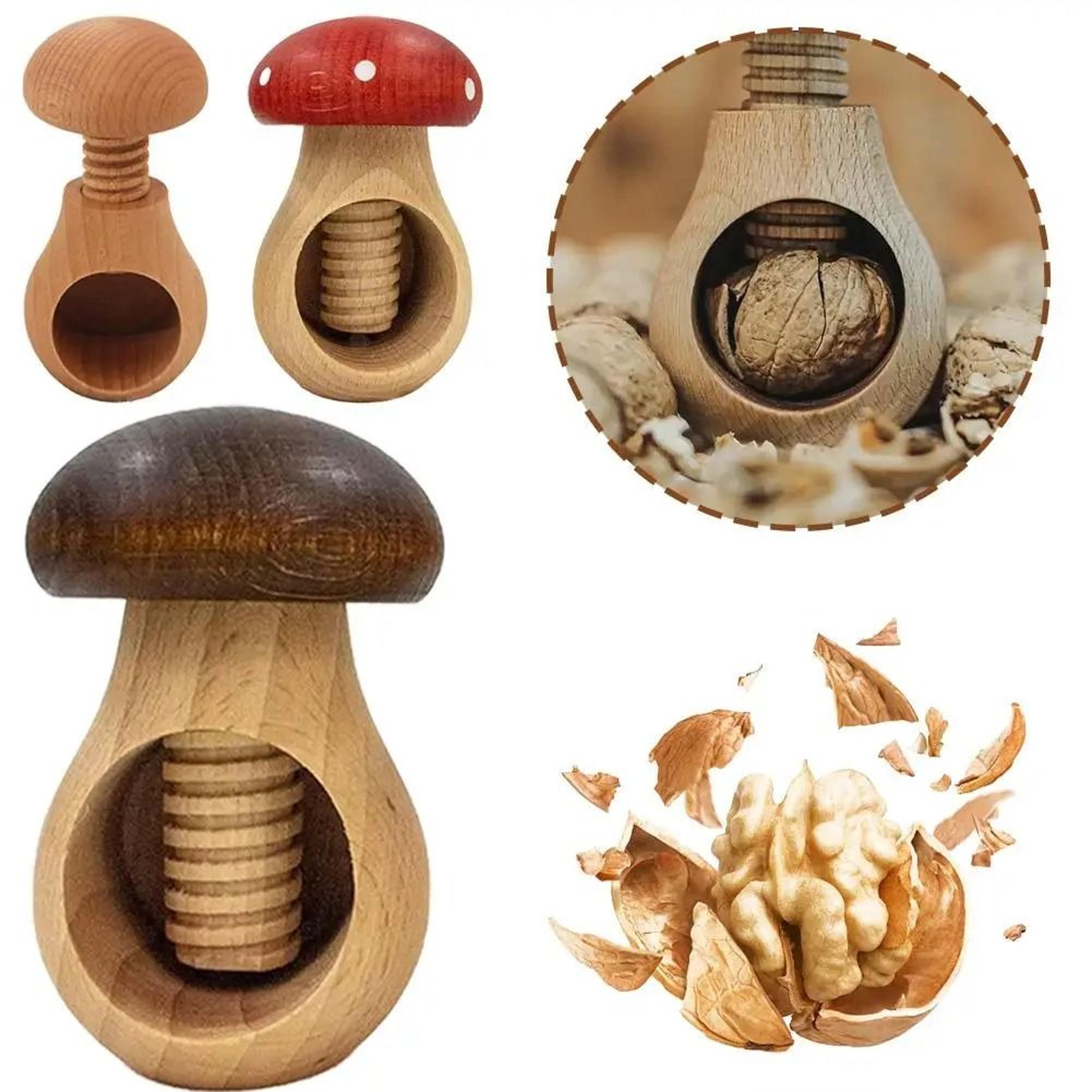 Walnut Cracker Adjustable Mushroom Shape Nutcracker 0
