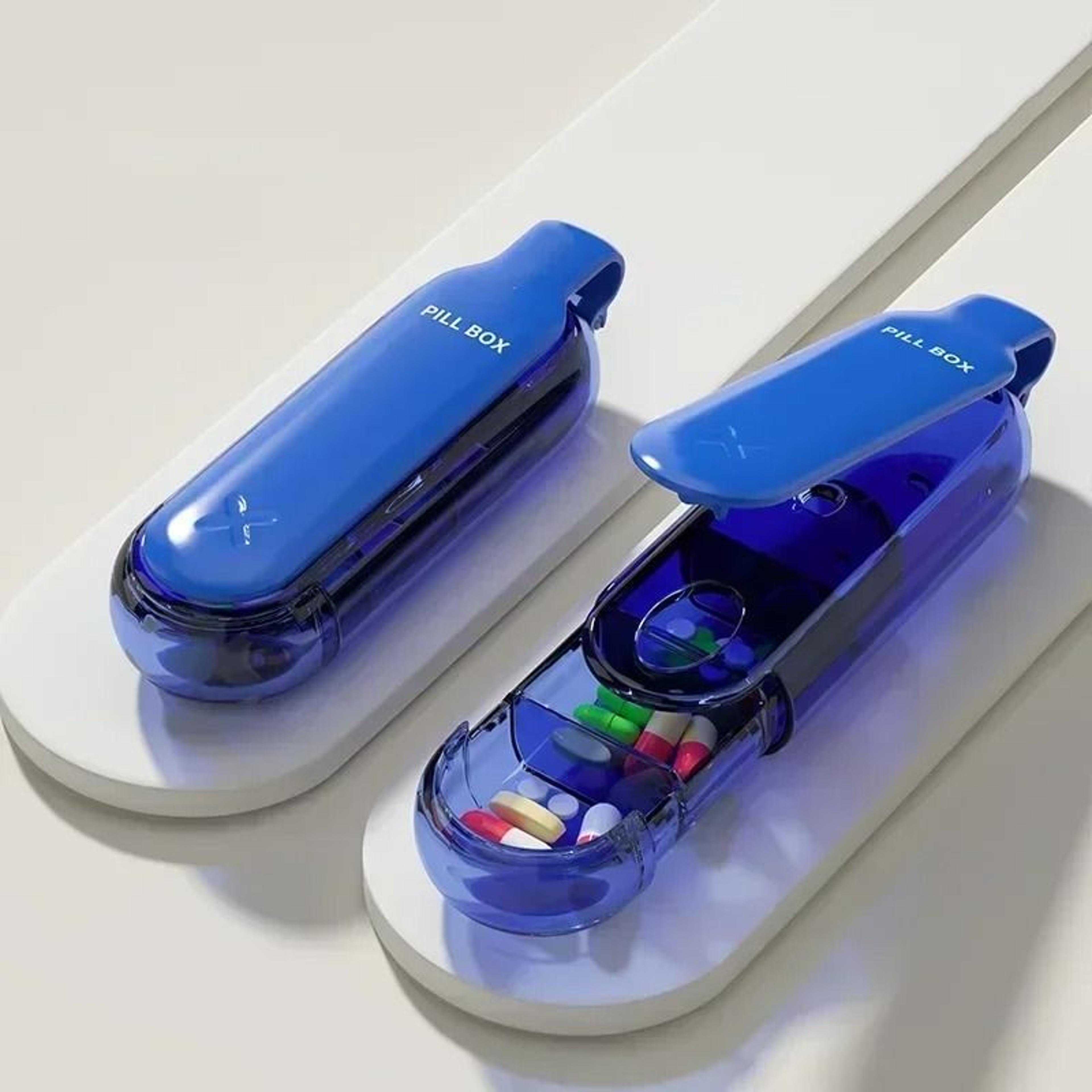 Portable 3 Slot Pill Storage Case For Travel And Daily Use 10