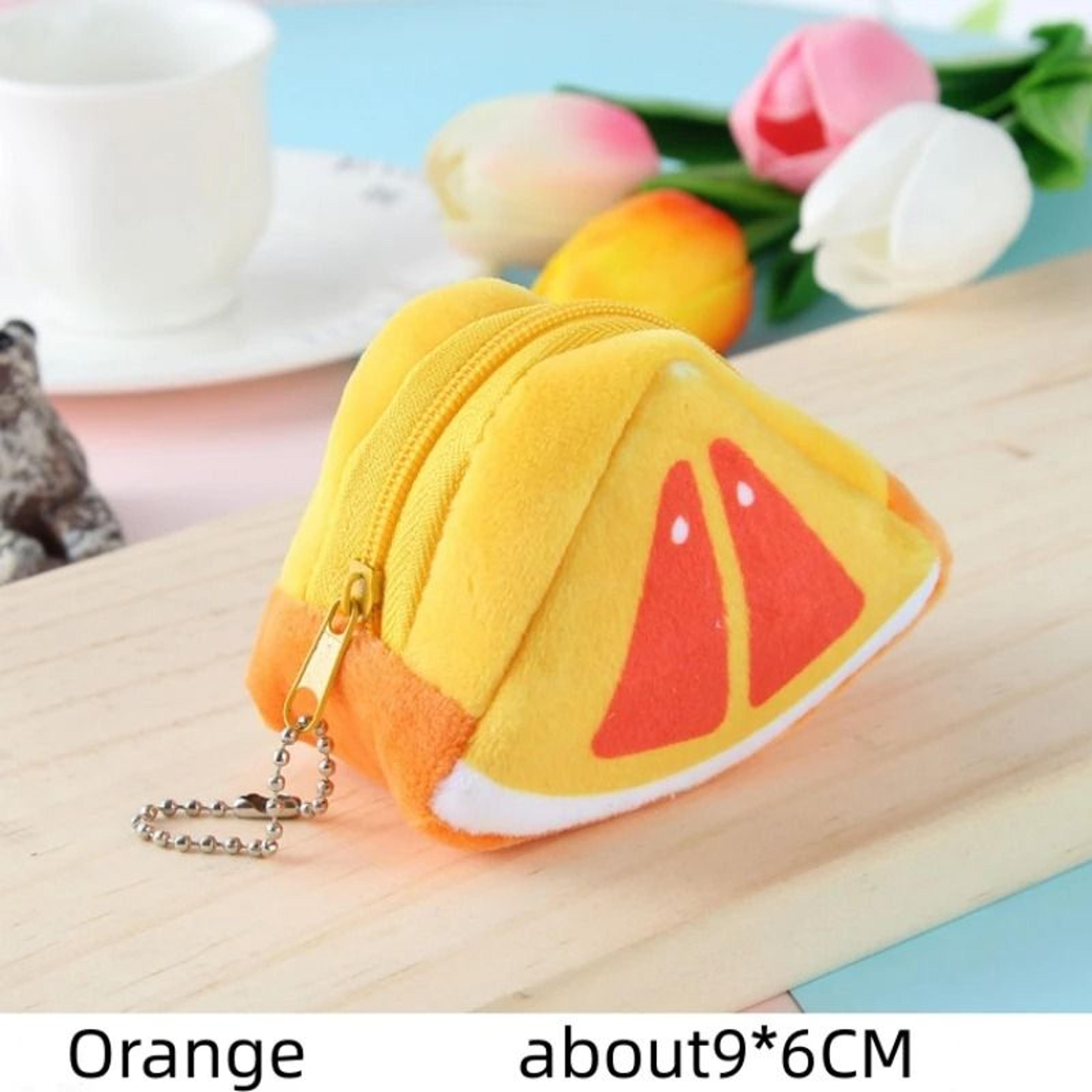 Fruit Plush Coin Purse  Cute 3D Mini Wallet For Kids And Adults 4