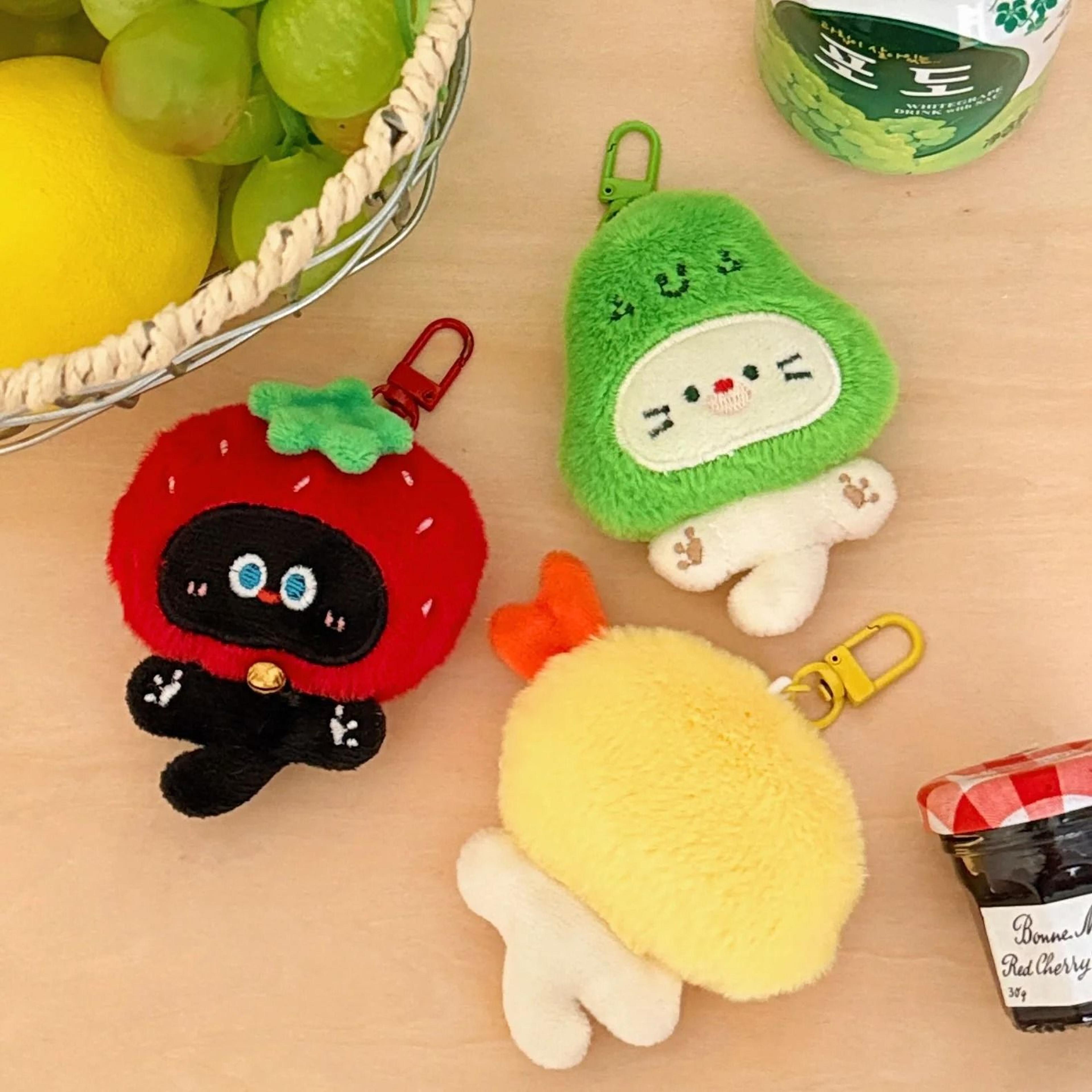 Cute Plush Kitten Keychain Pendant For Bags And Backpacks 5