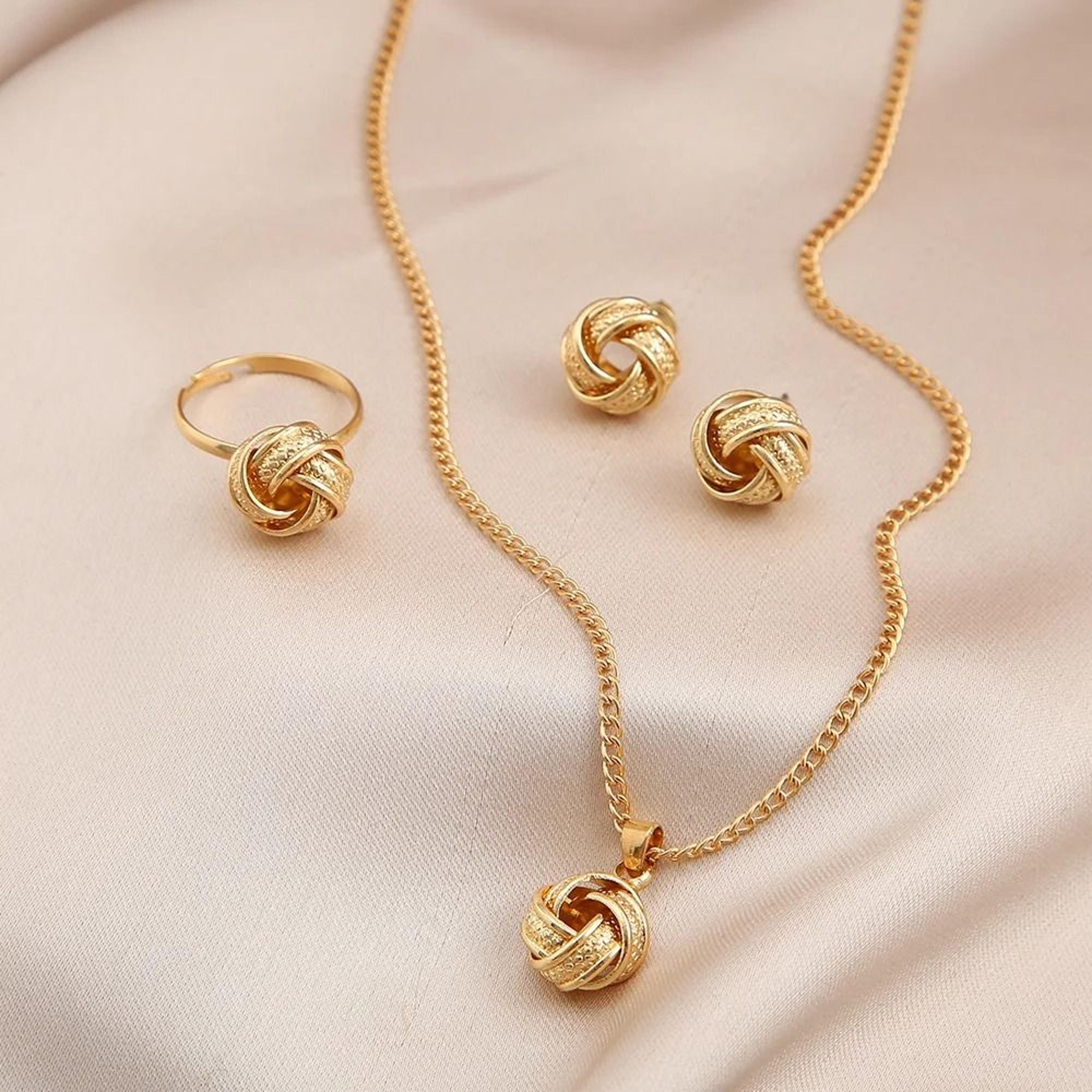 Twist Knot Jewelry Set 1
