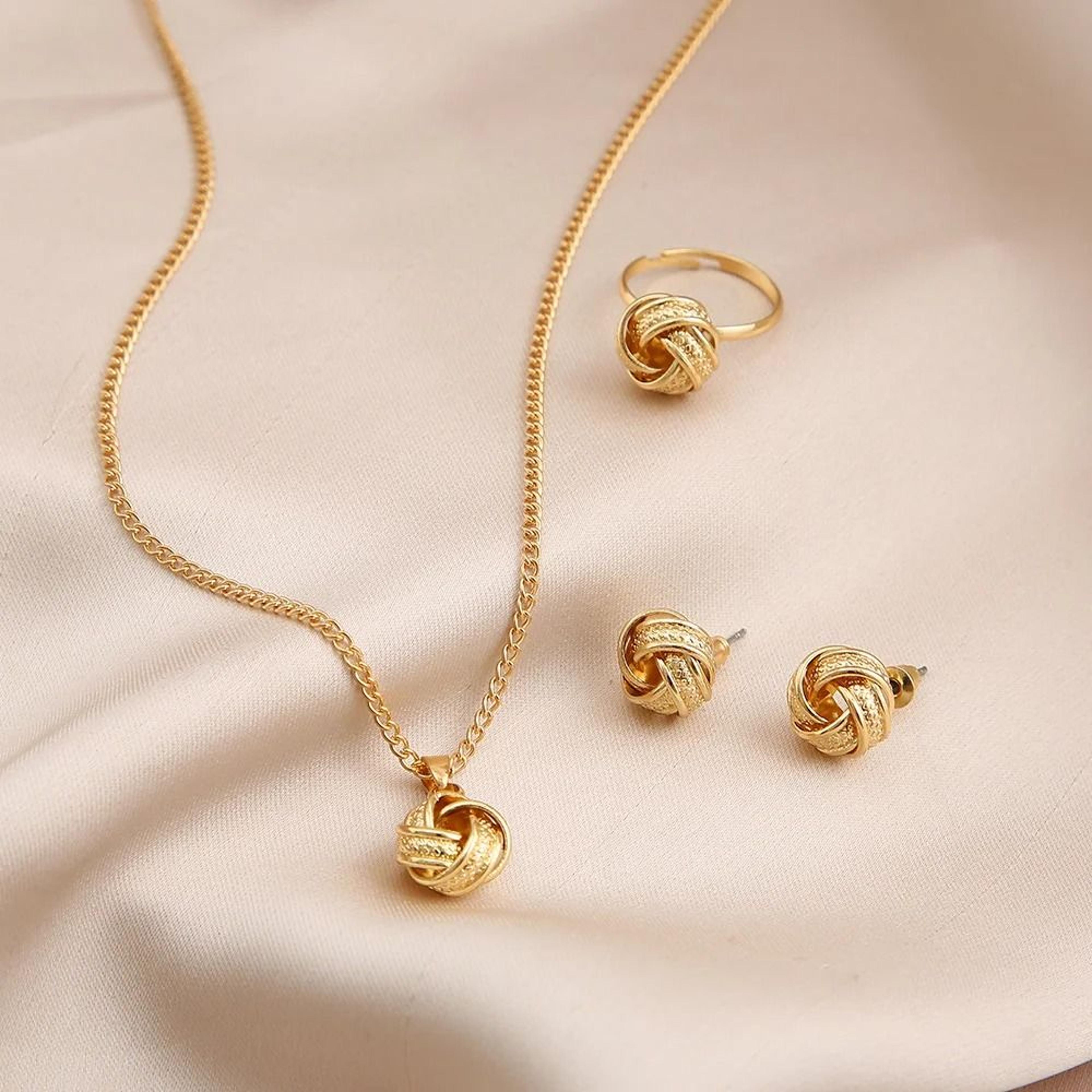 Twist Knot Jewelry Set 5