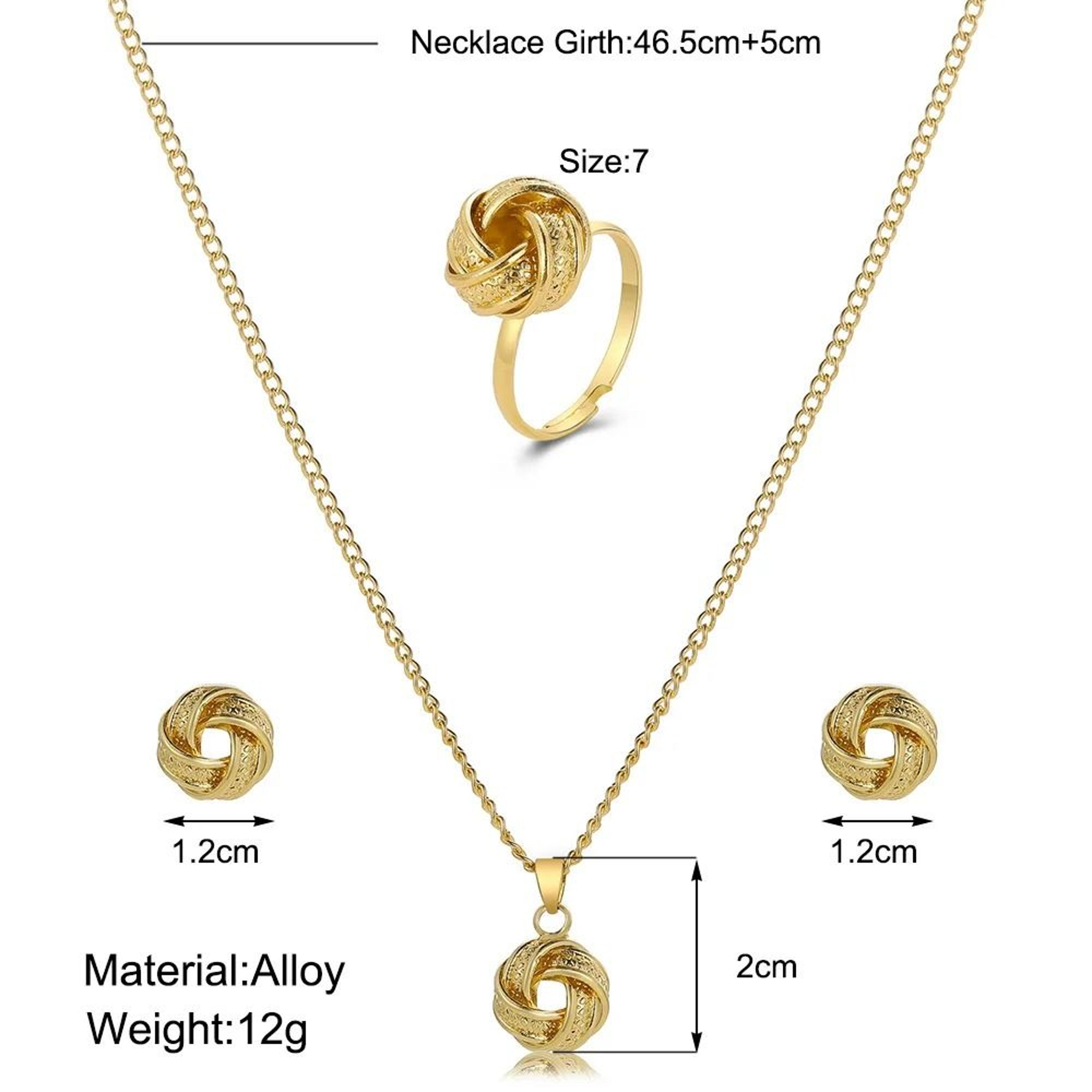 Twist Knot Jewelry Set 6