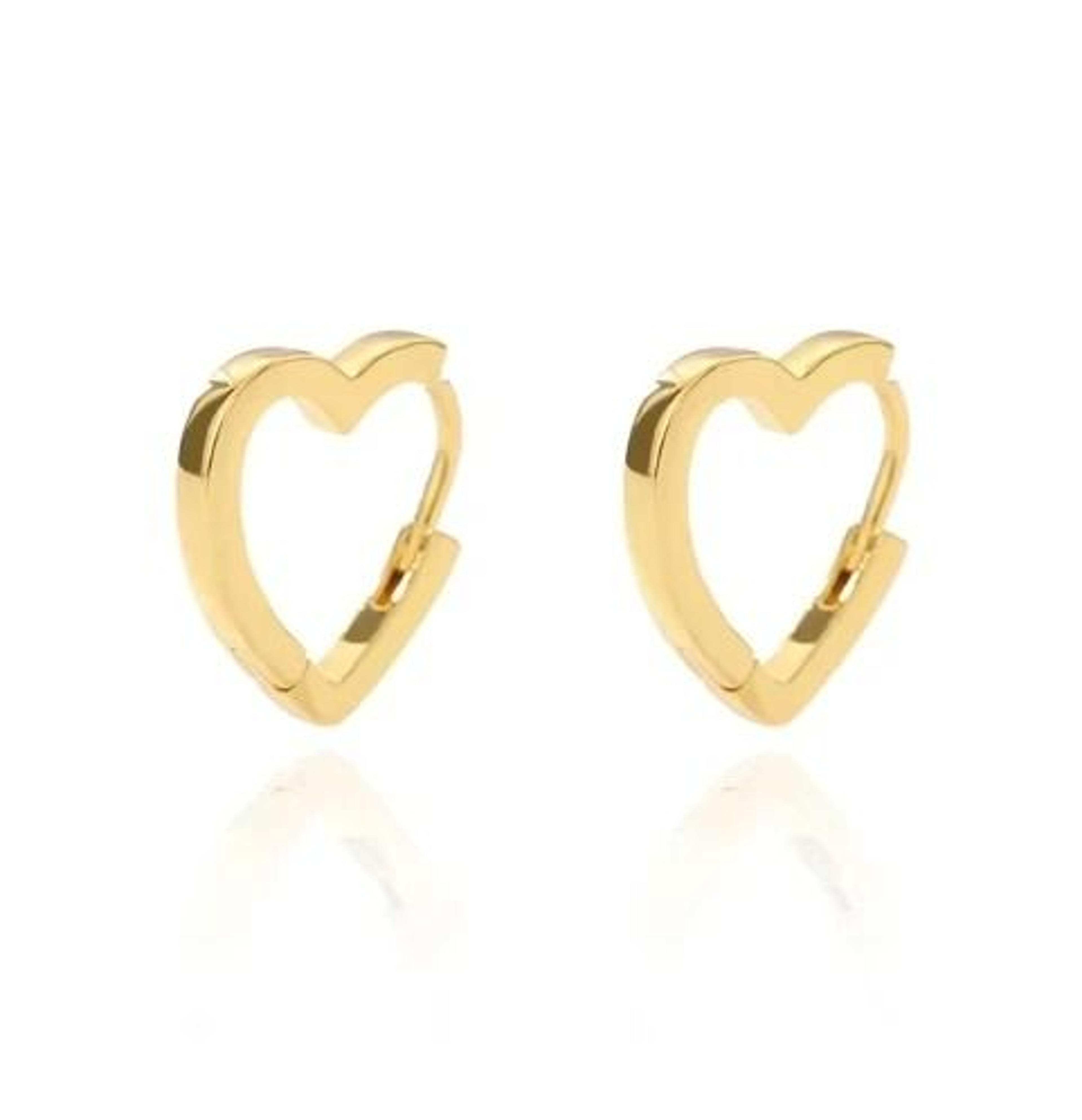 Stainless Steel Star Hoop Earrings 17