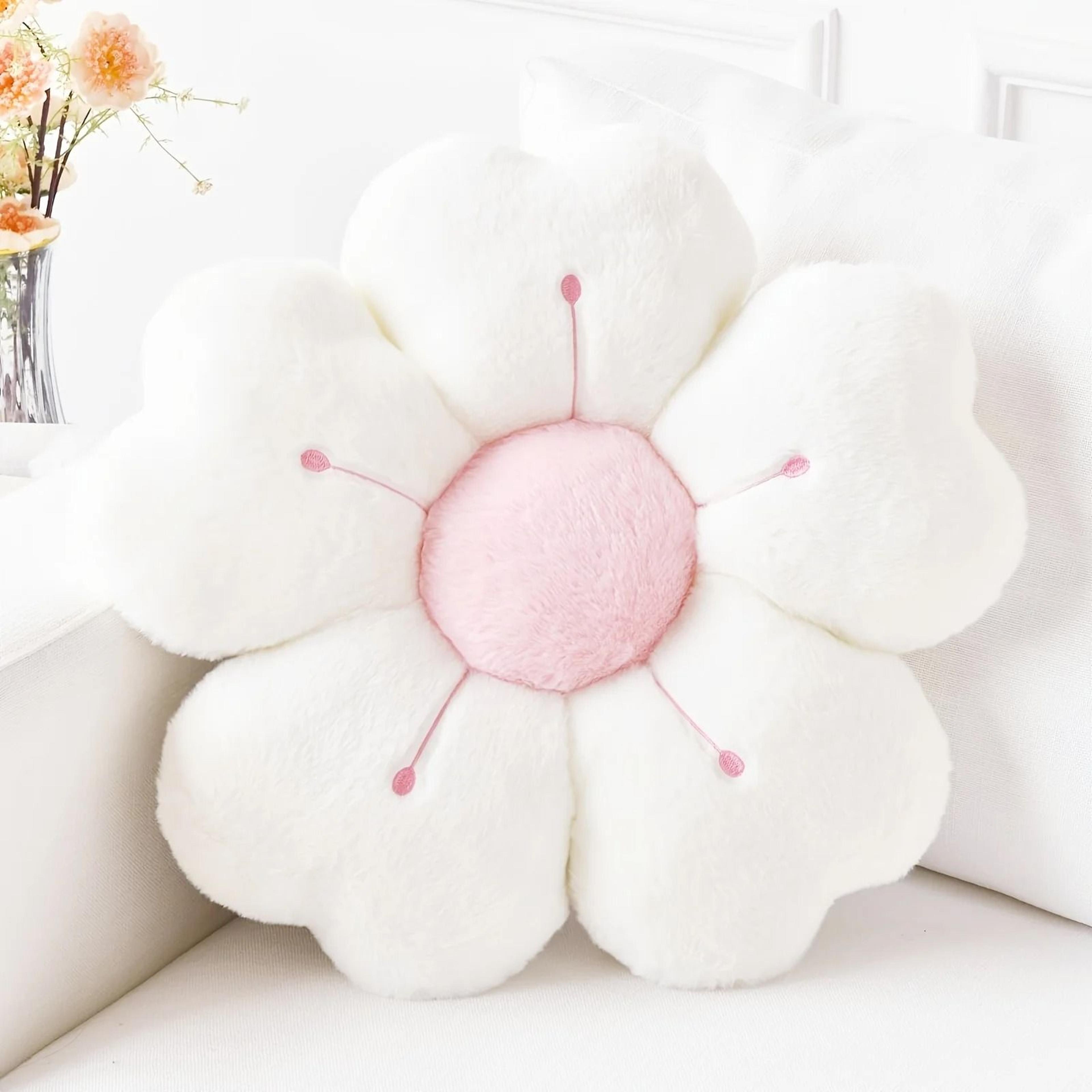 Plush Daisy Flower Throw Pillow 5