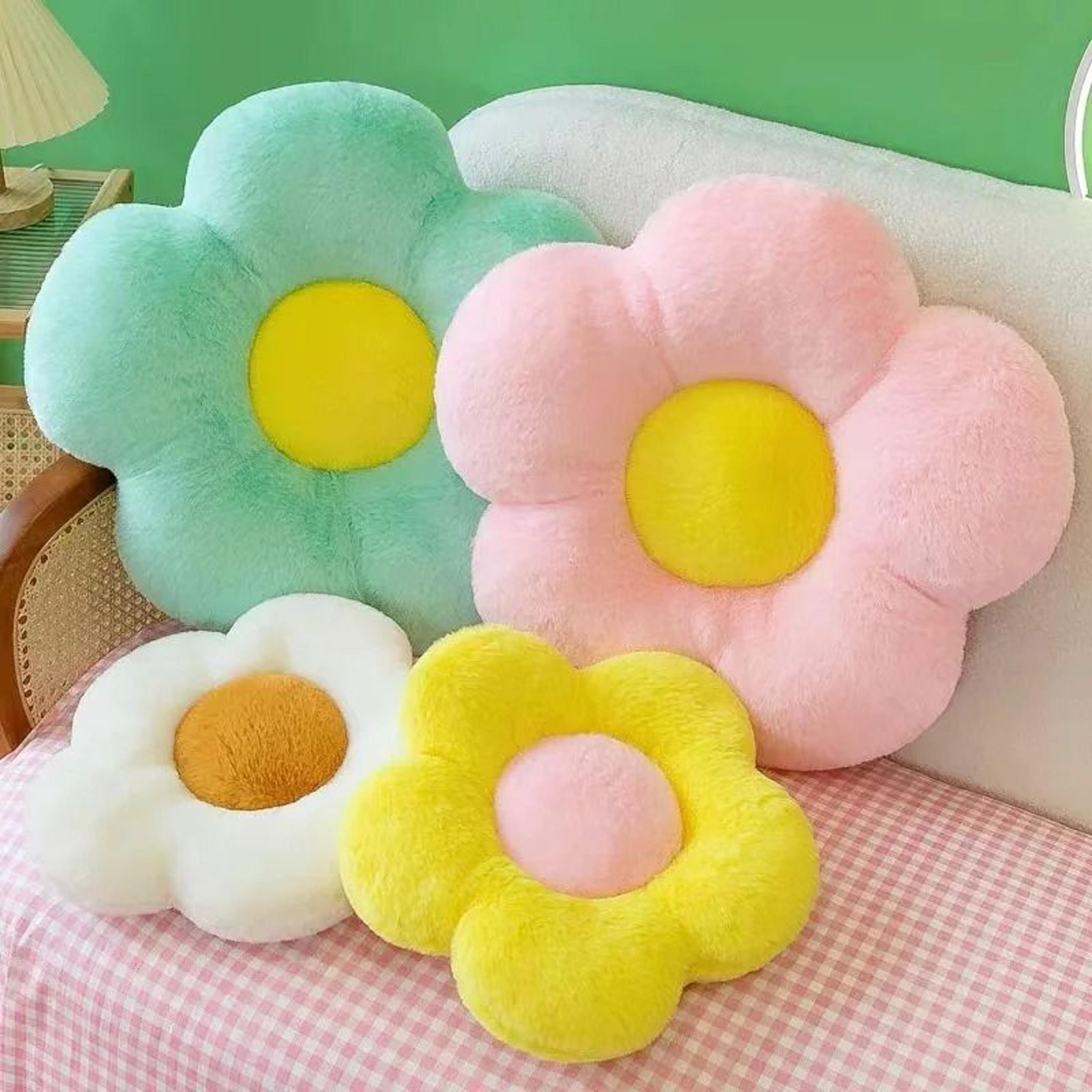 Round Flower Chair Cushion 0