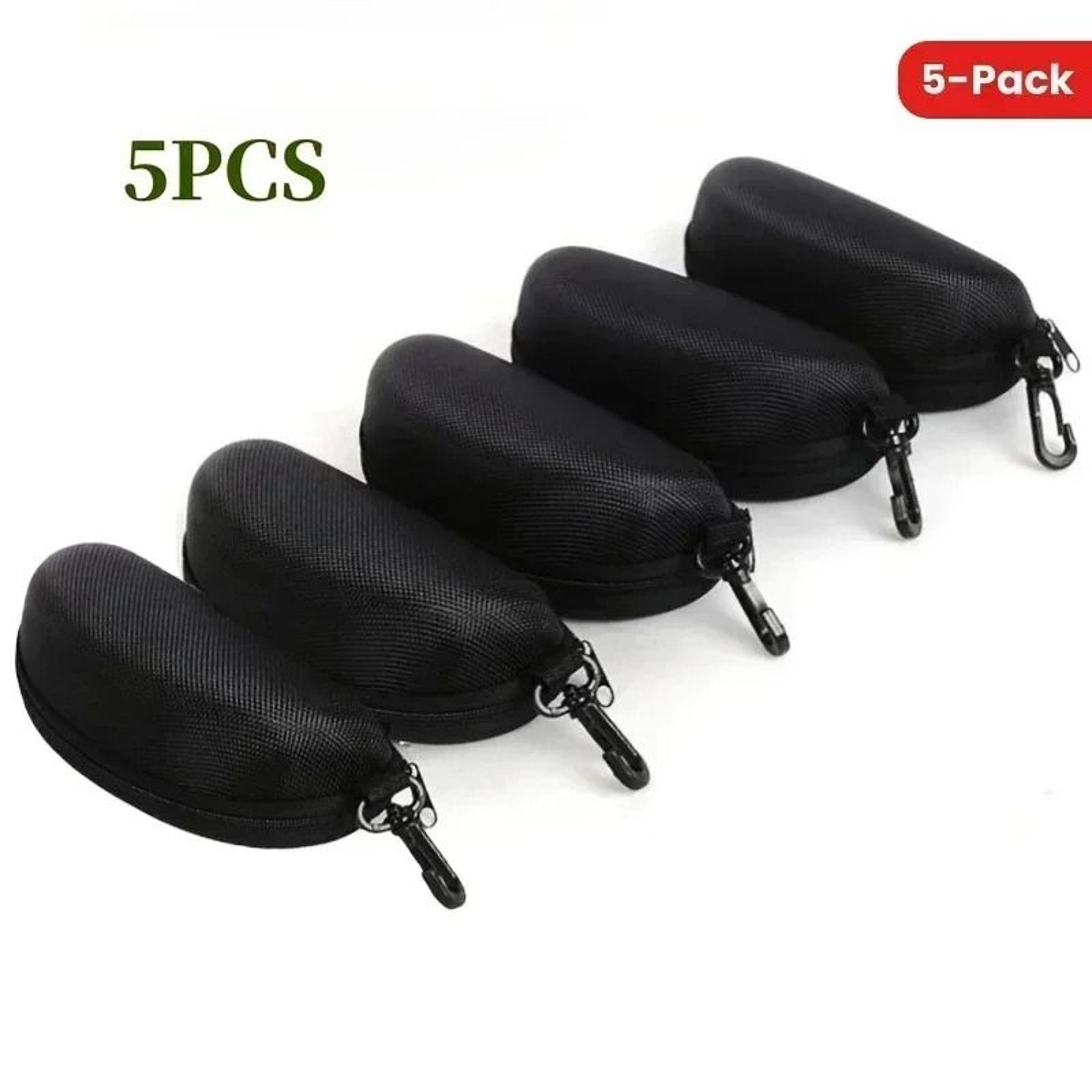 Portable Zipper Sunglasses Case With Hook 0