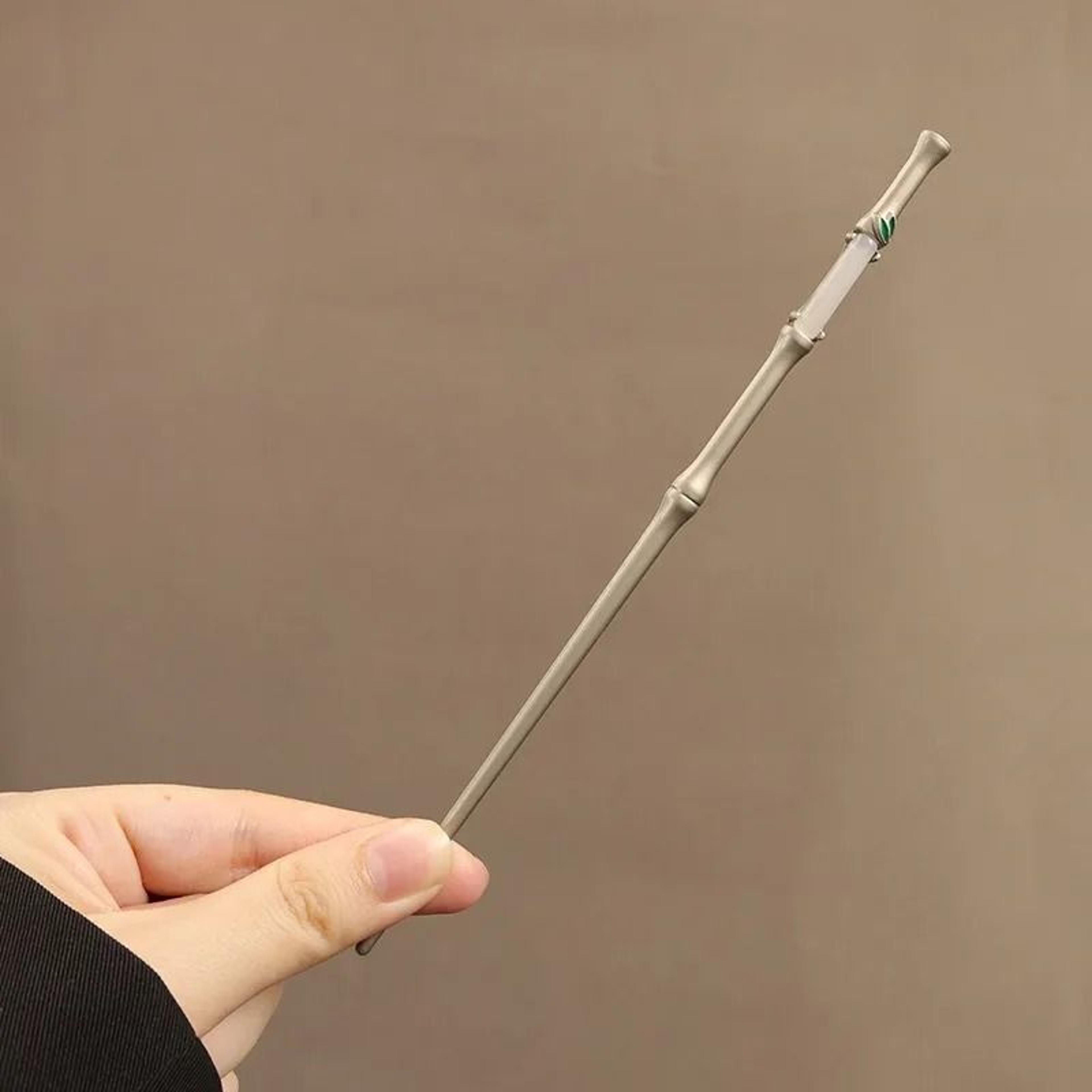 Bamboo Knot Hairpin  Elegant Retro Imitation Jade Style Hair Accessory 1