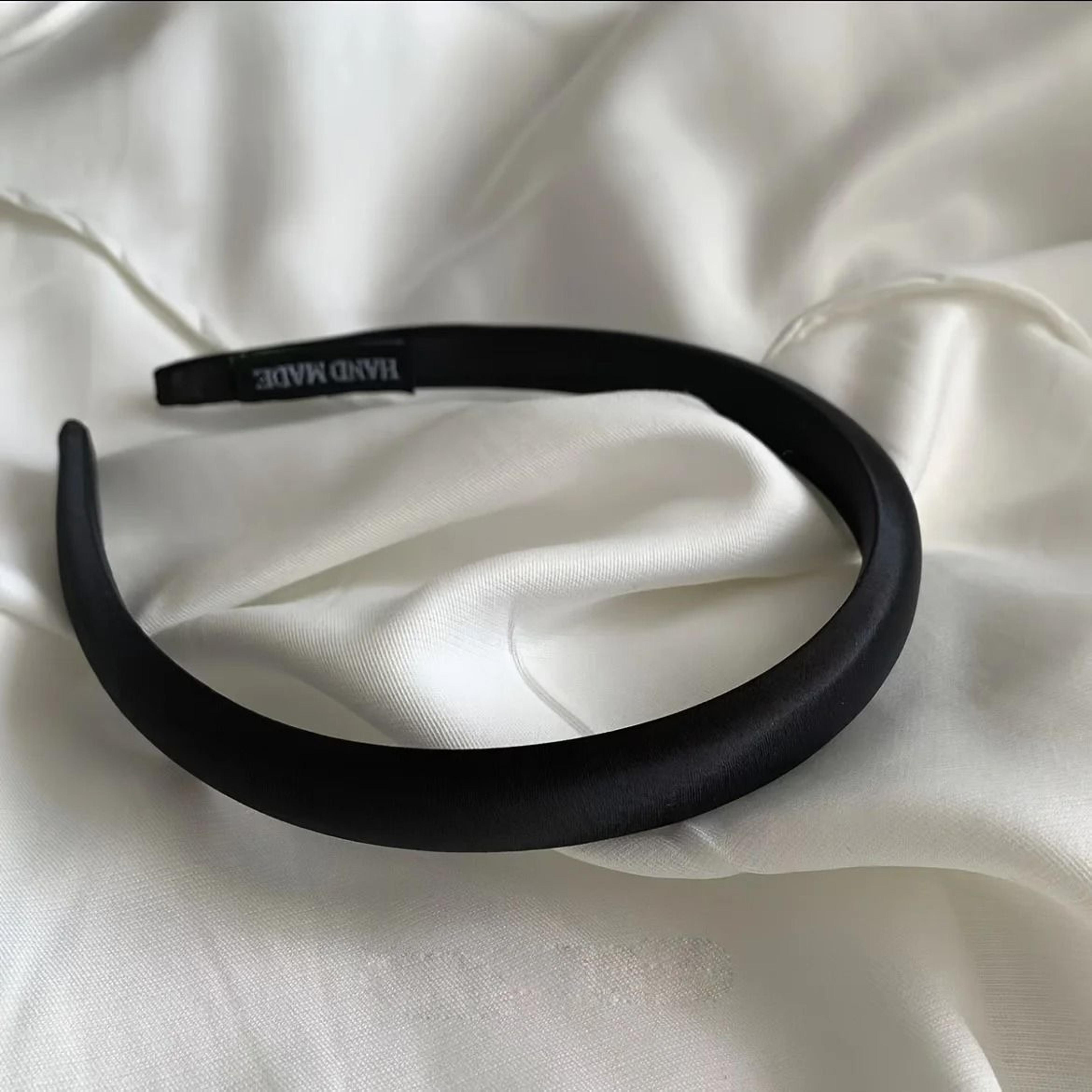 Solid Color Satin Elastic Hair Bands For Women 8