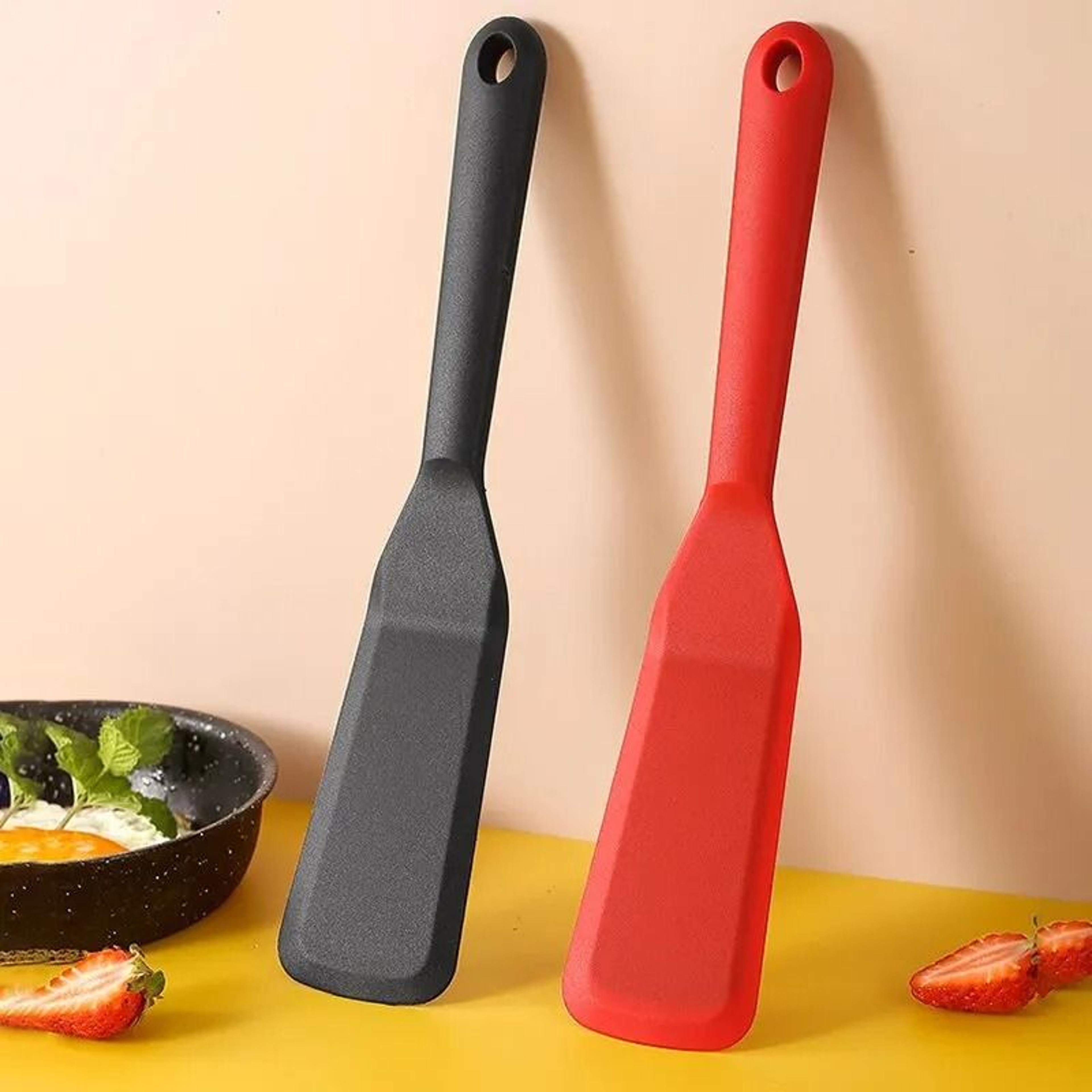 silicone non stick frying spatula for eggs, pancakes, and cooking