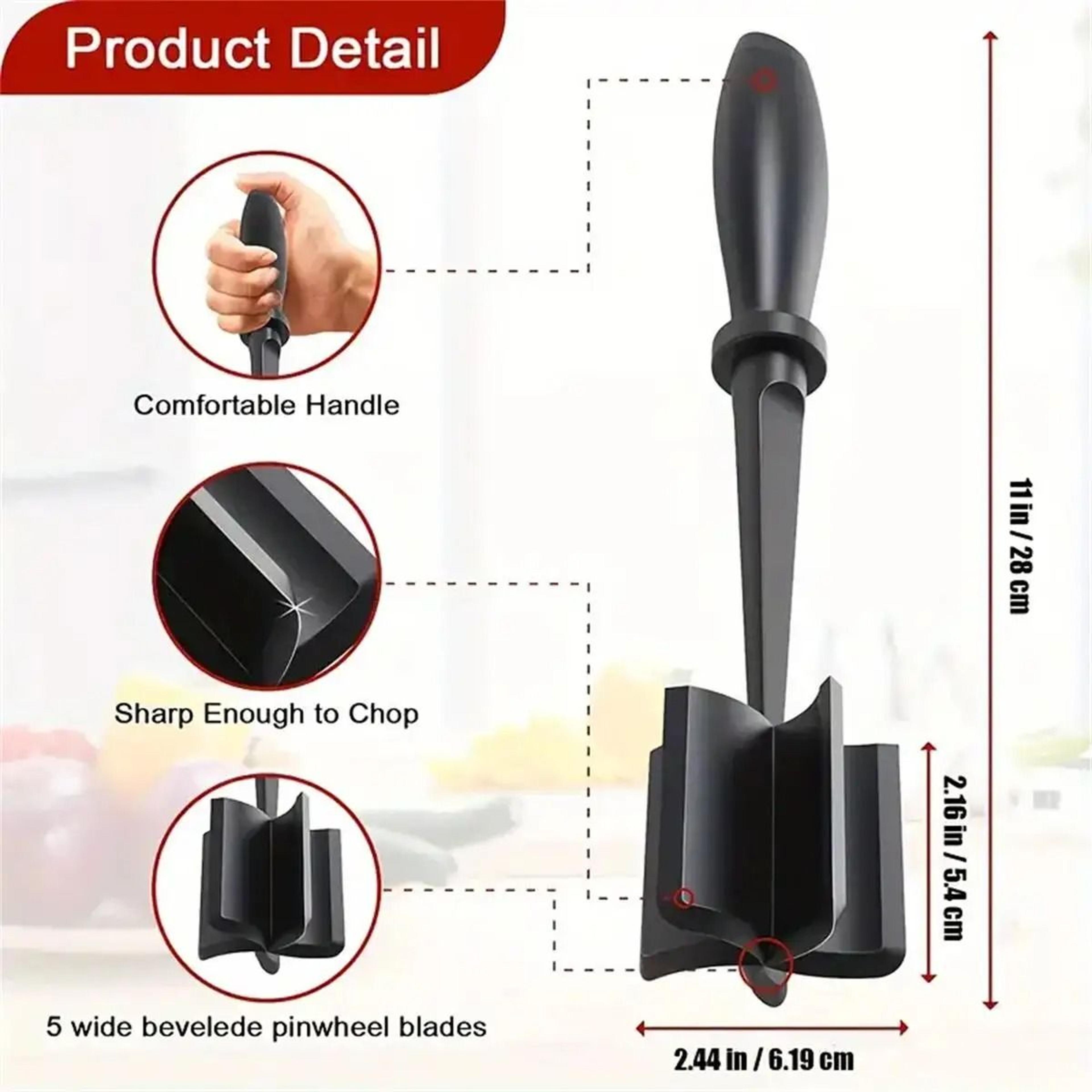 HeatResistant Meat Chopper And Ground Beef Smasher 2
