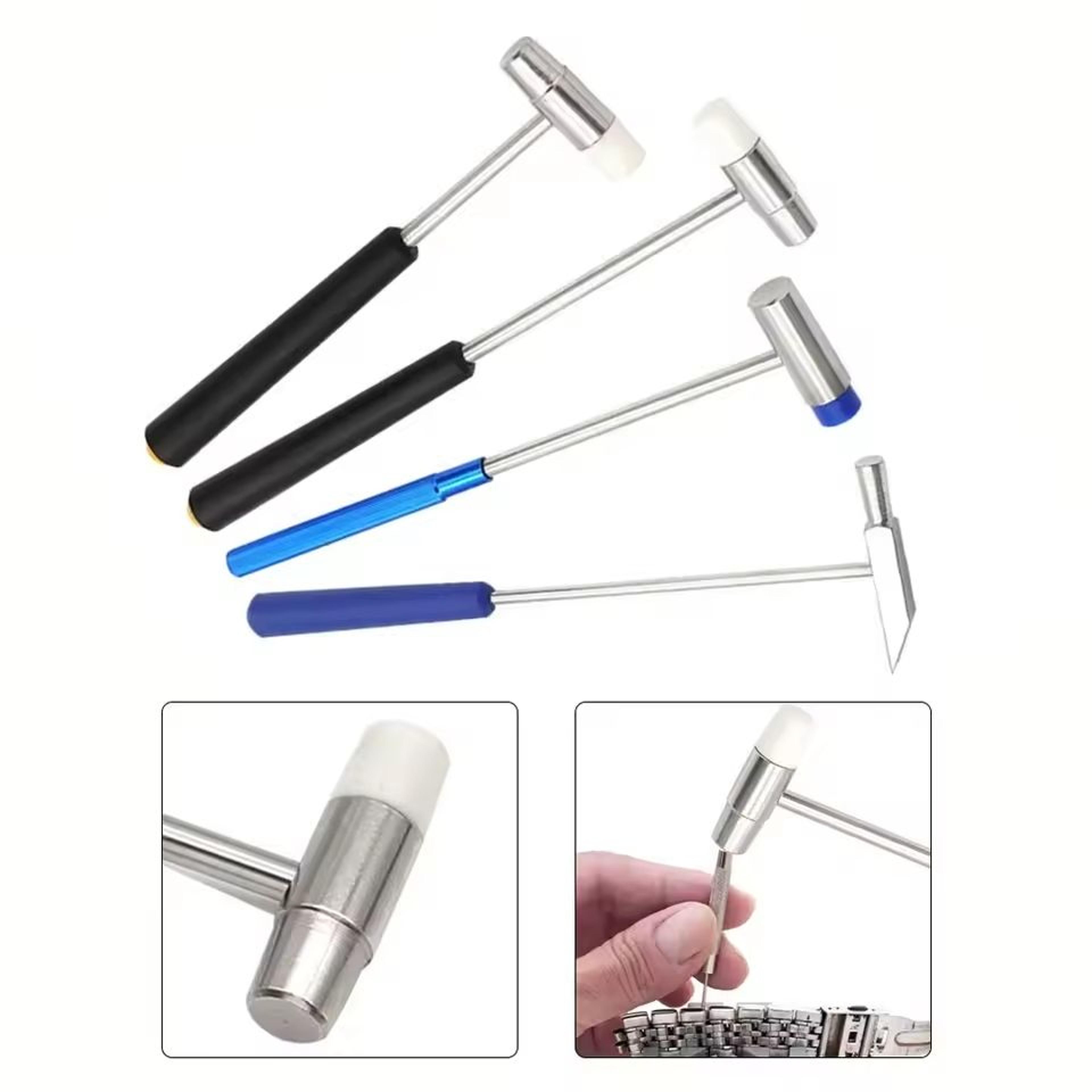 Mini Double Head Hammer Metal And Rubber Repair Tool 0
