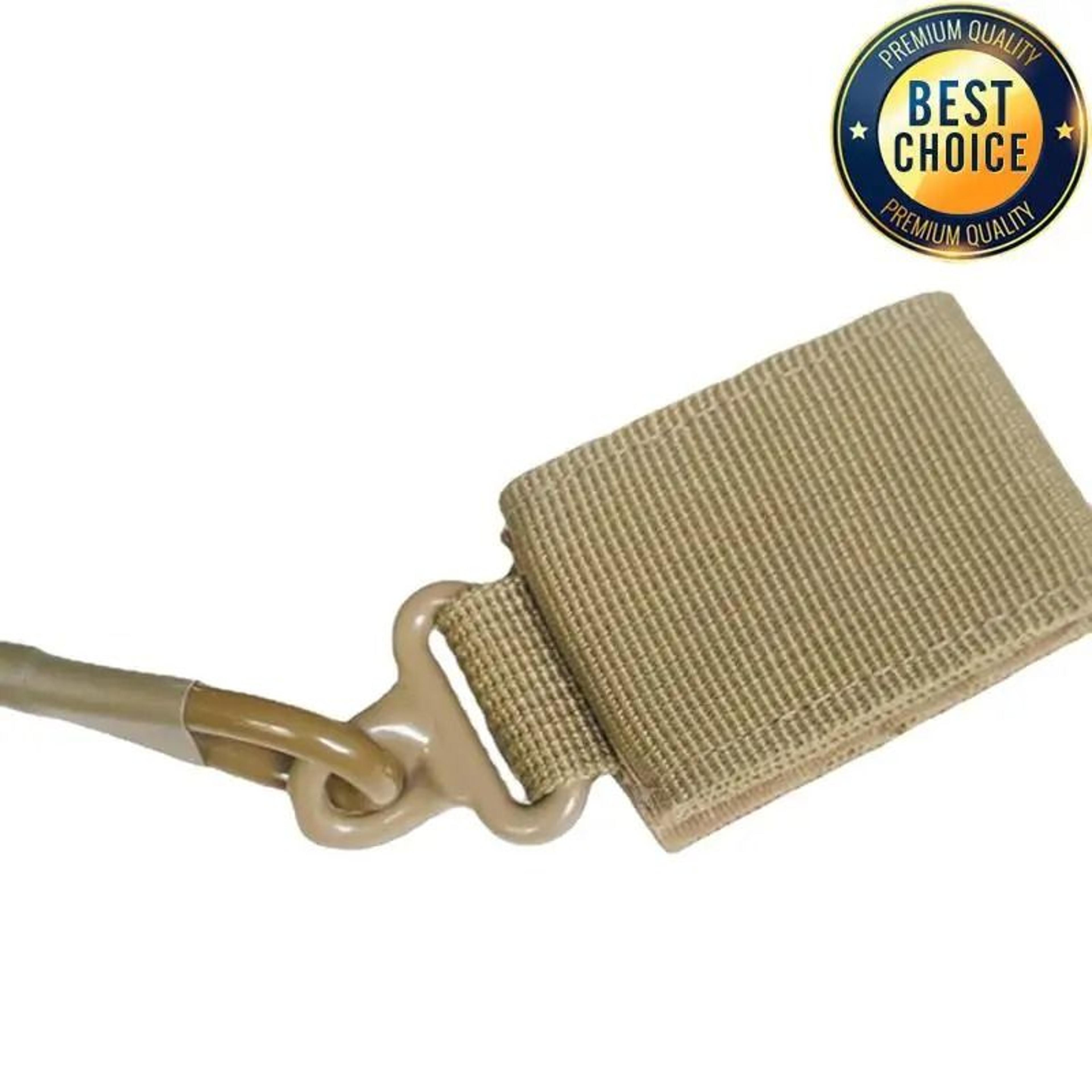 Tactical Anti Lost Elastic Lanyard Rope Spring Safety Strap 6
