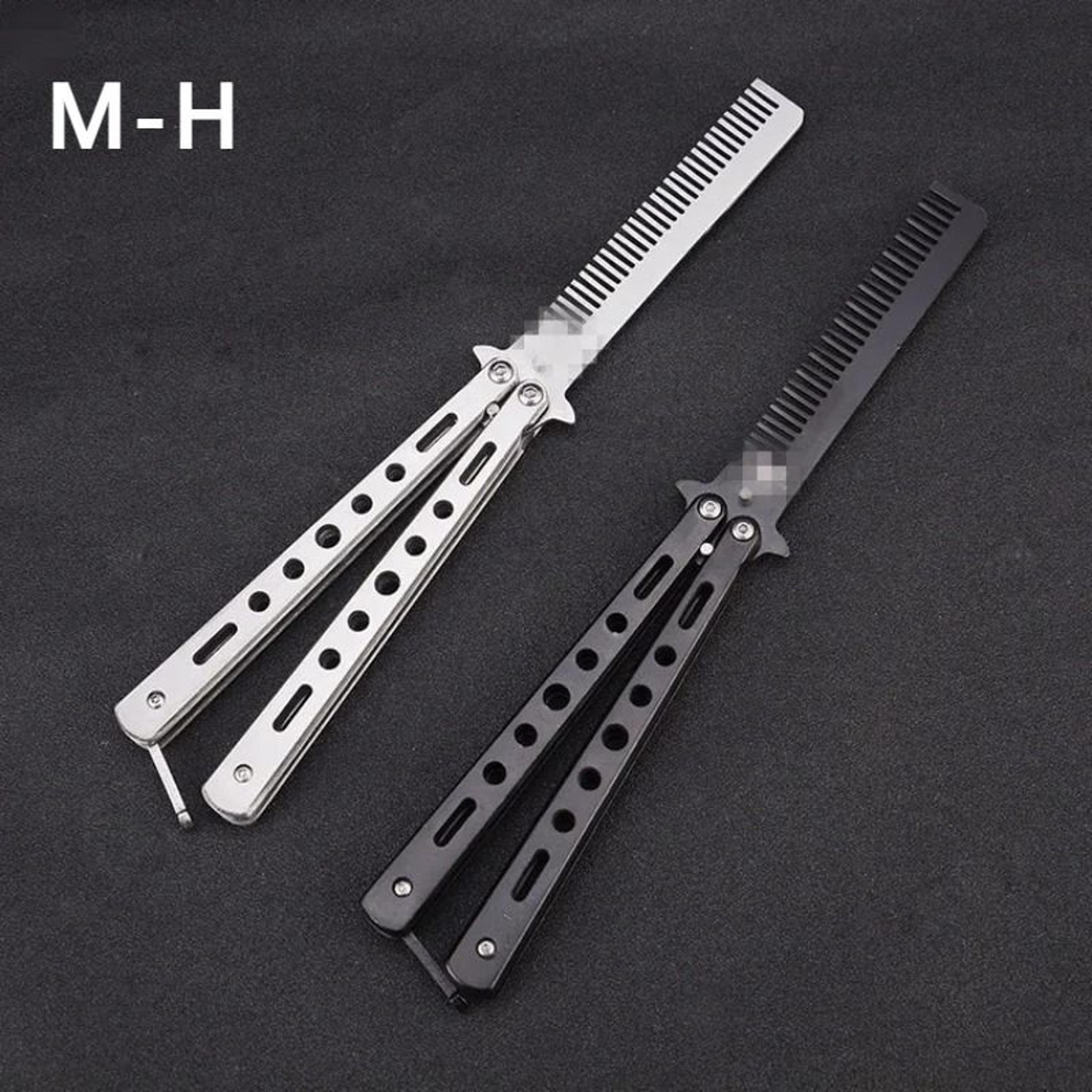 Foldable Butterfly Training Comb For Hair And Beard Styling 0