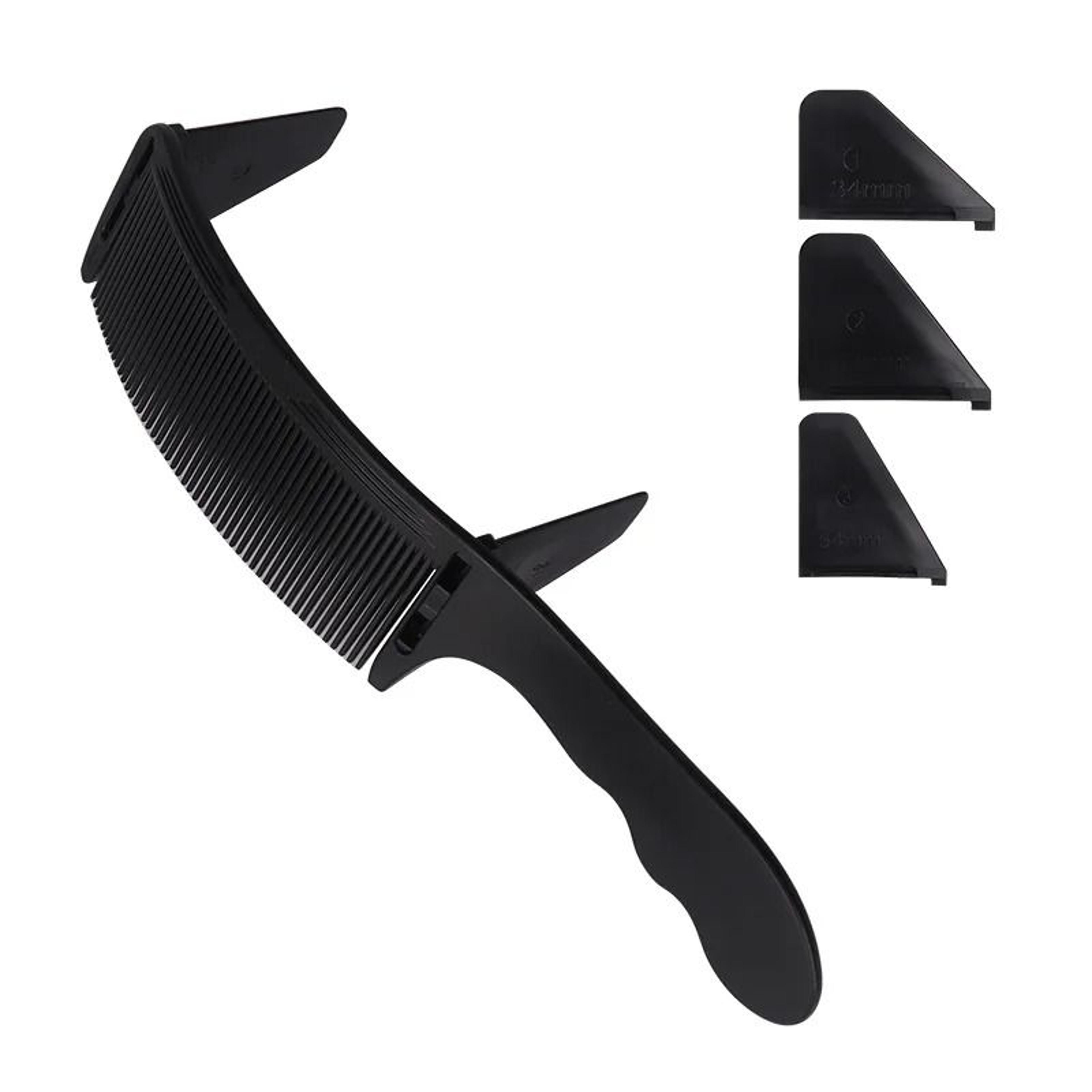 Professional Curved Positioning Comb For Hair Cutting 4