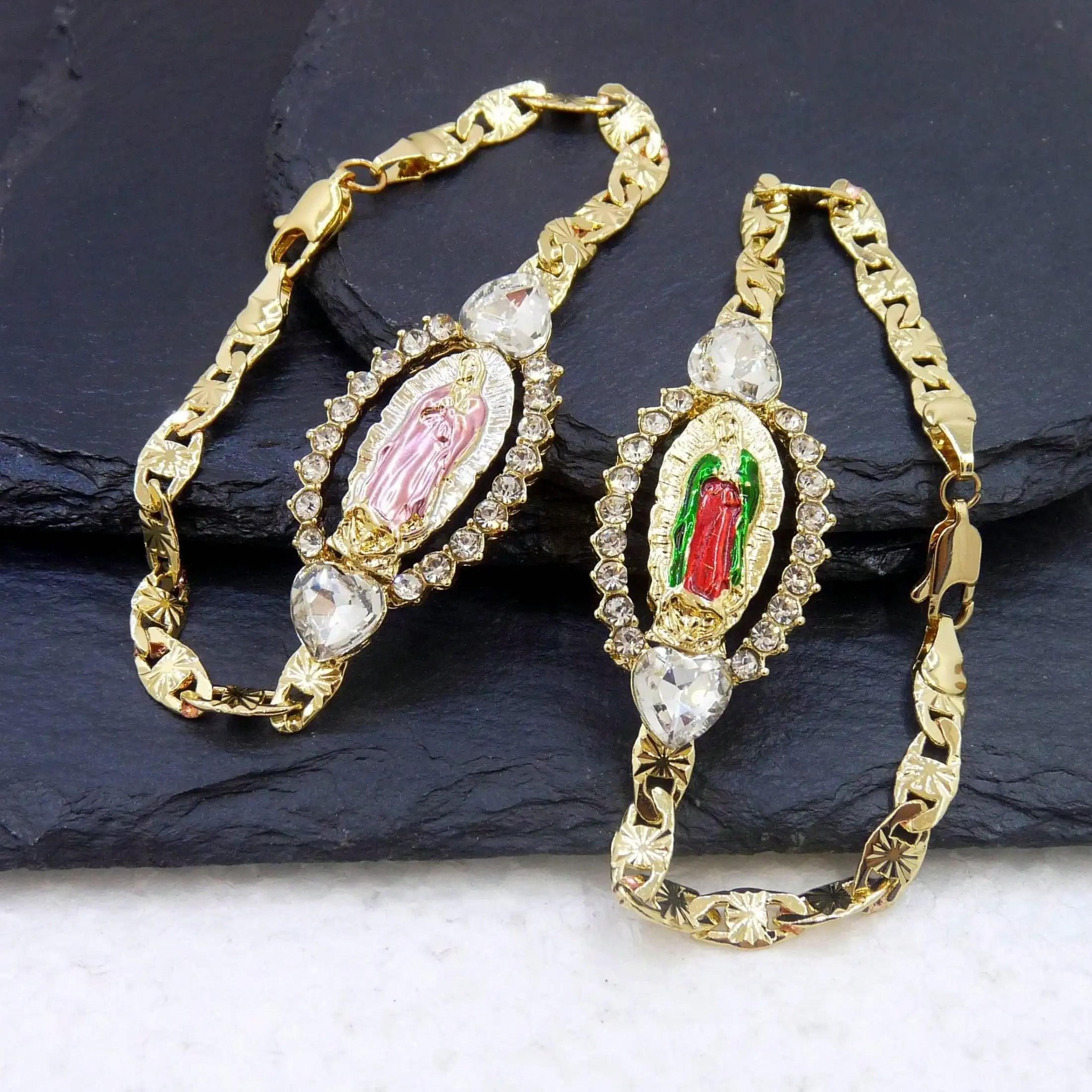 Gold Plated Religious Bracelet For Women 0