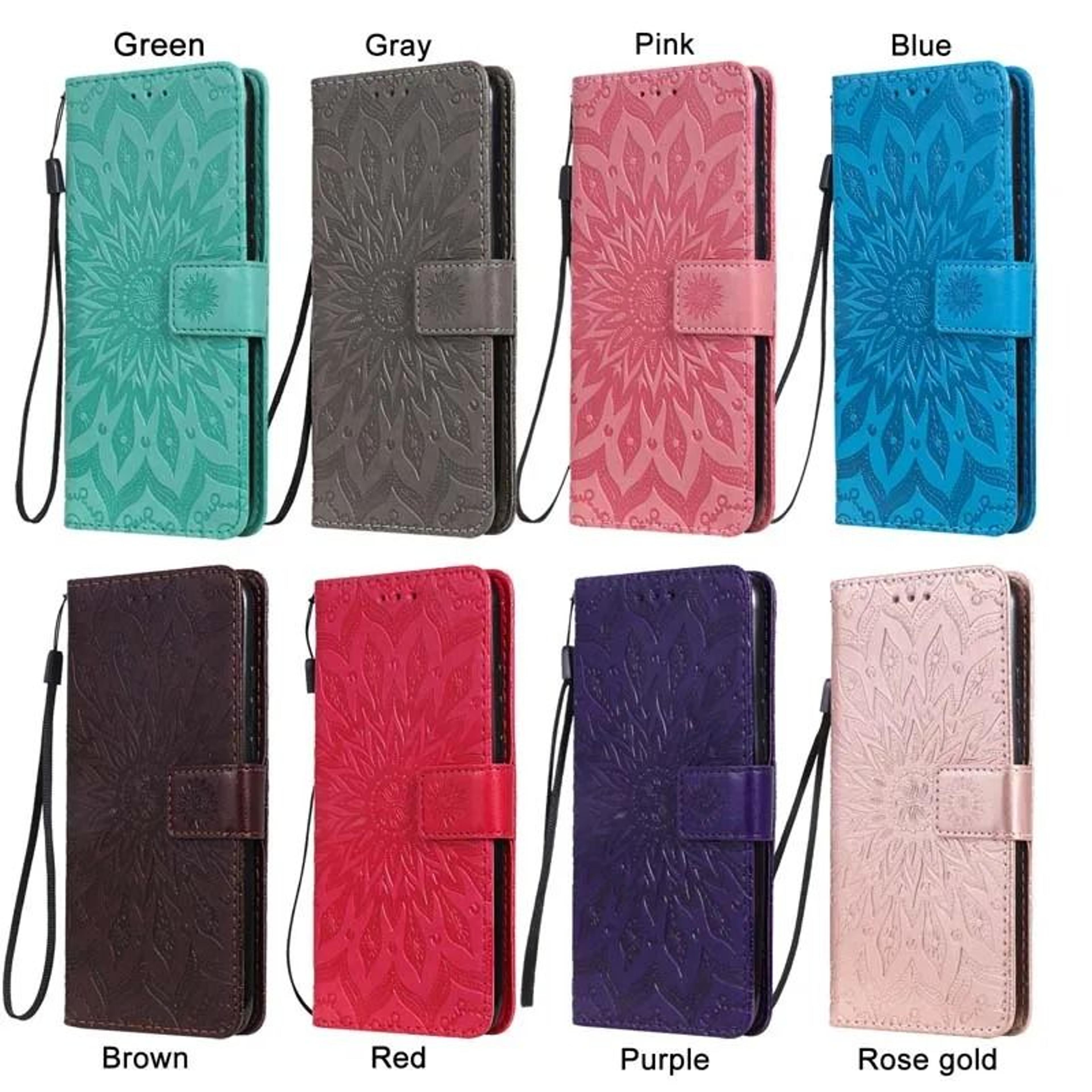 Leather Flip Wallet Phone Case With Card Holder 4