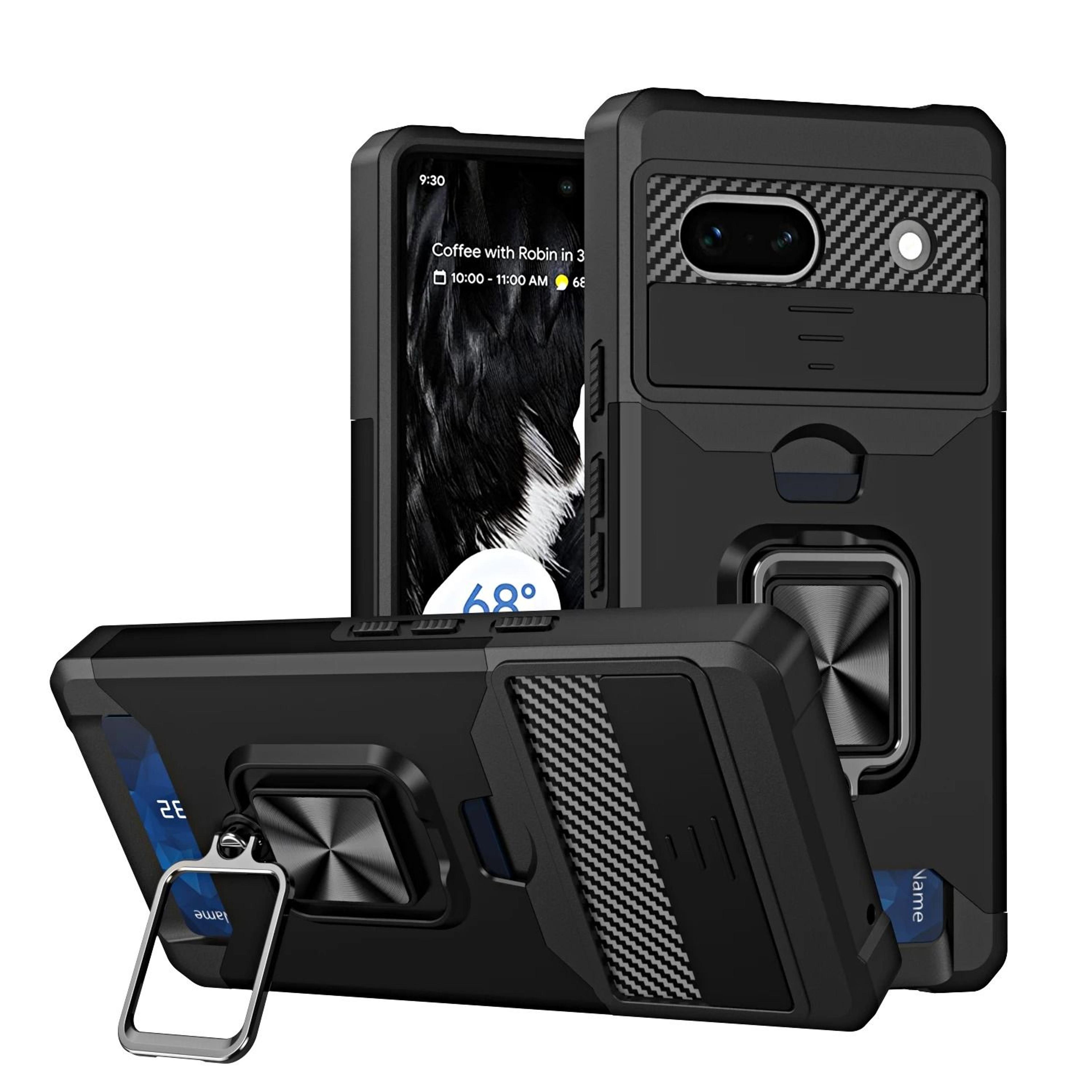 Wallet Phone Case With Card Slot And Kickstand For Google Pixel 7