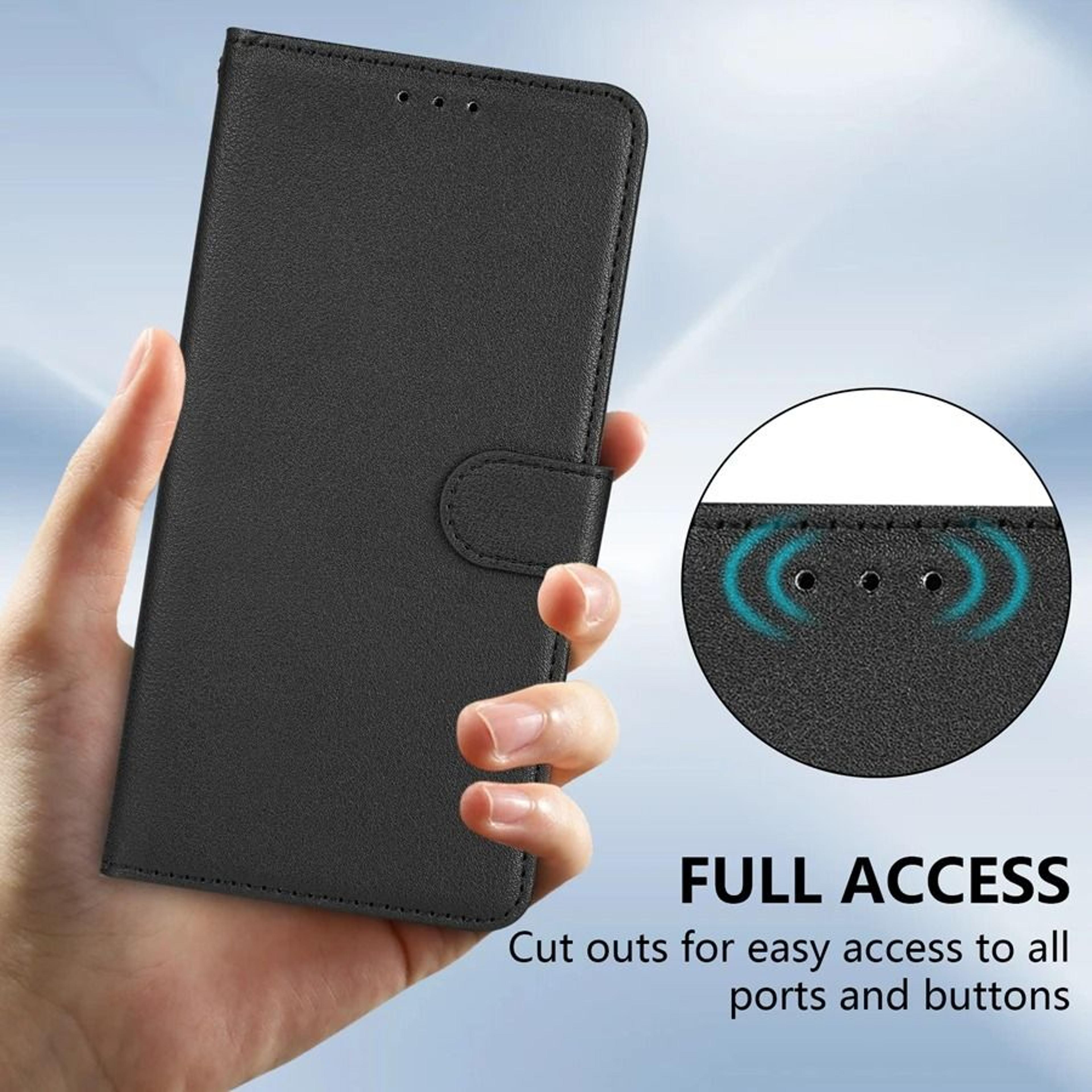 Magnetic Flip Wallet Leather Phone Case With Card Slots 4