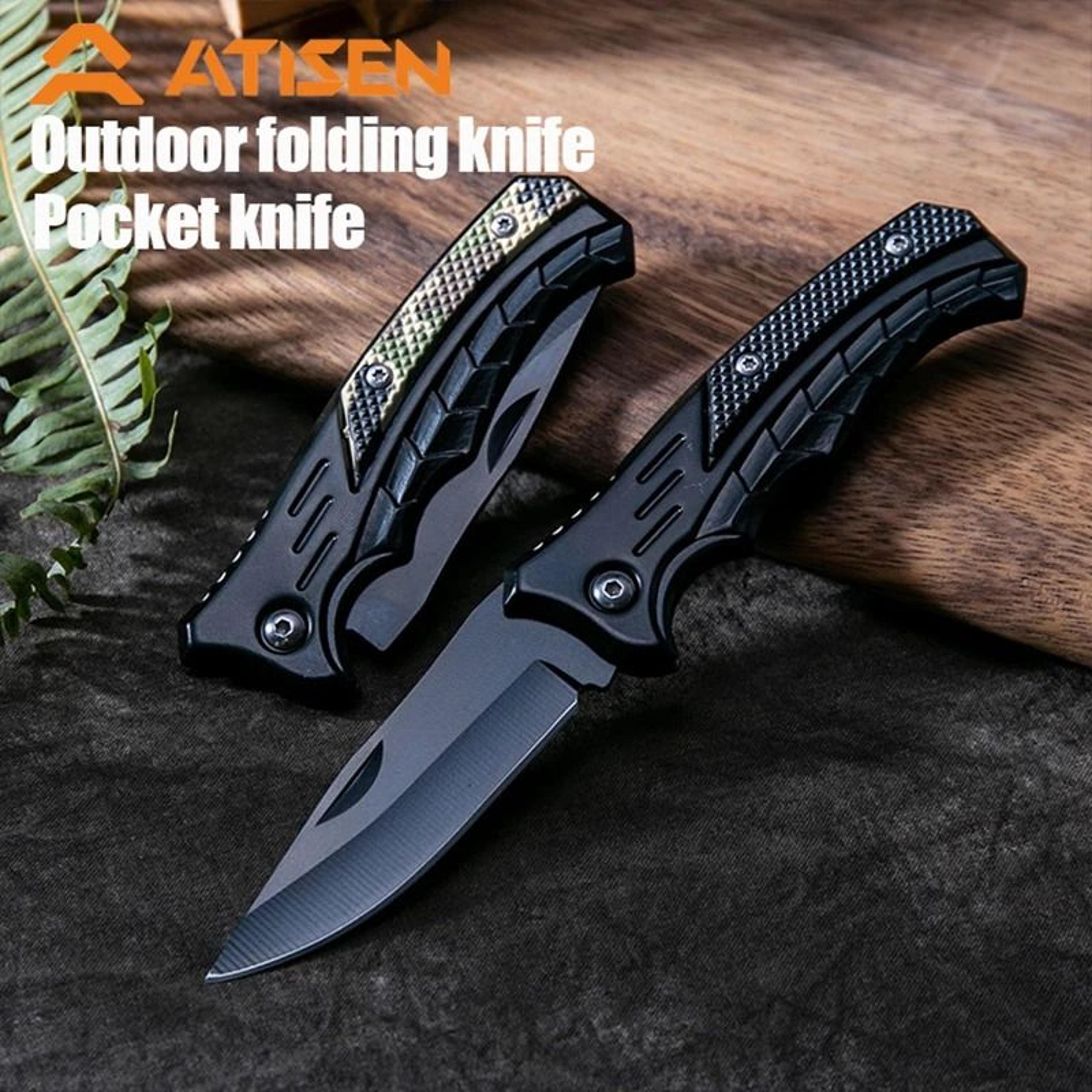 Stainless Steel Folding Knife With PP Handle 0