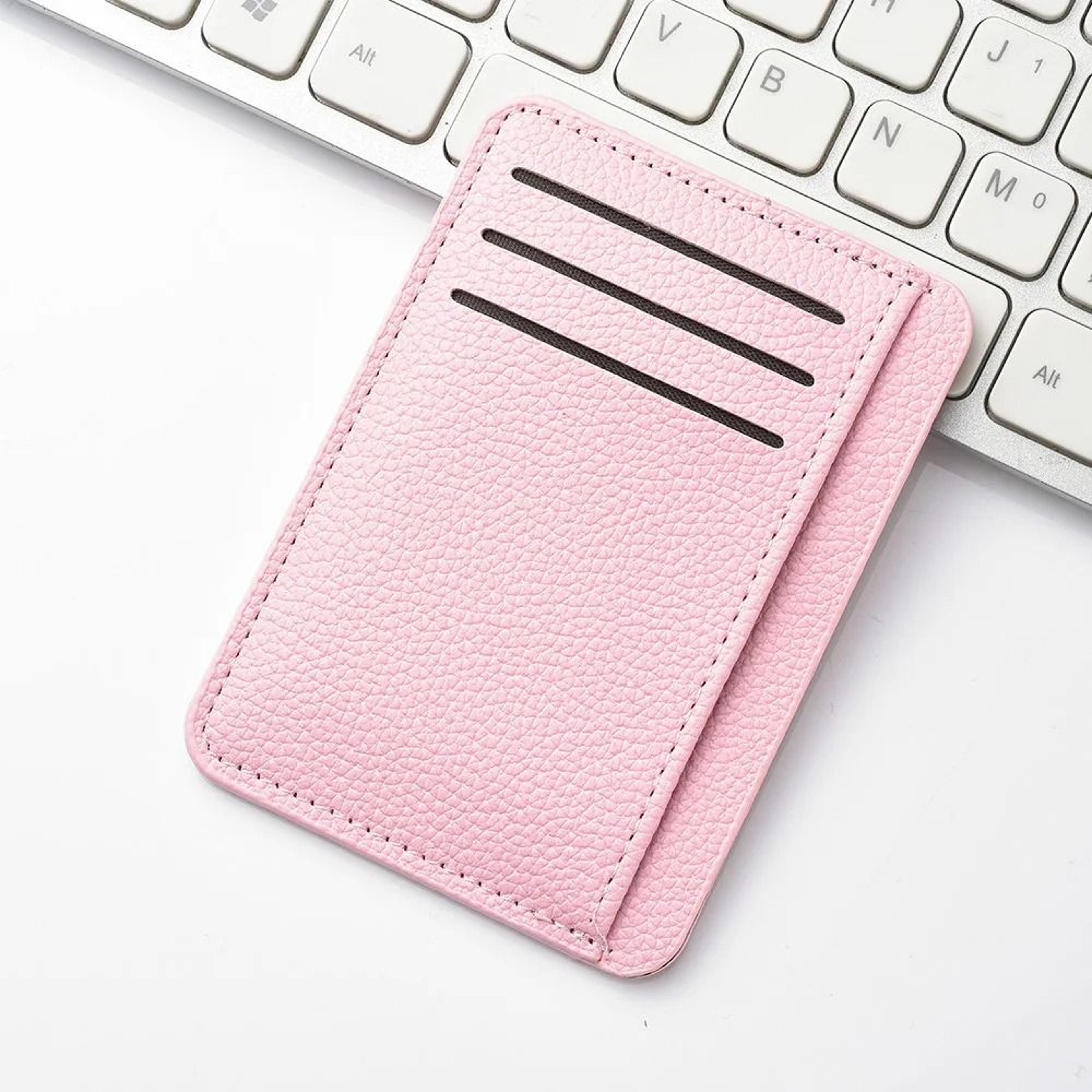 Ultra Thin Soft PU Leather Mini Credit Card Wallet  Slim Pocket Card Holder 5