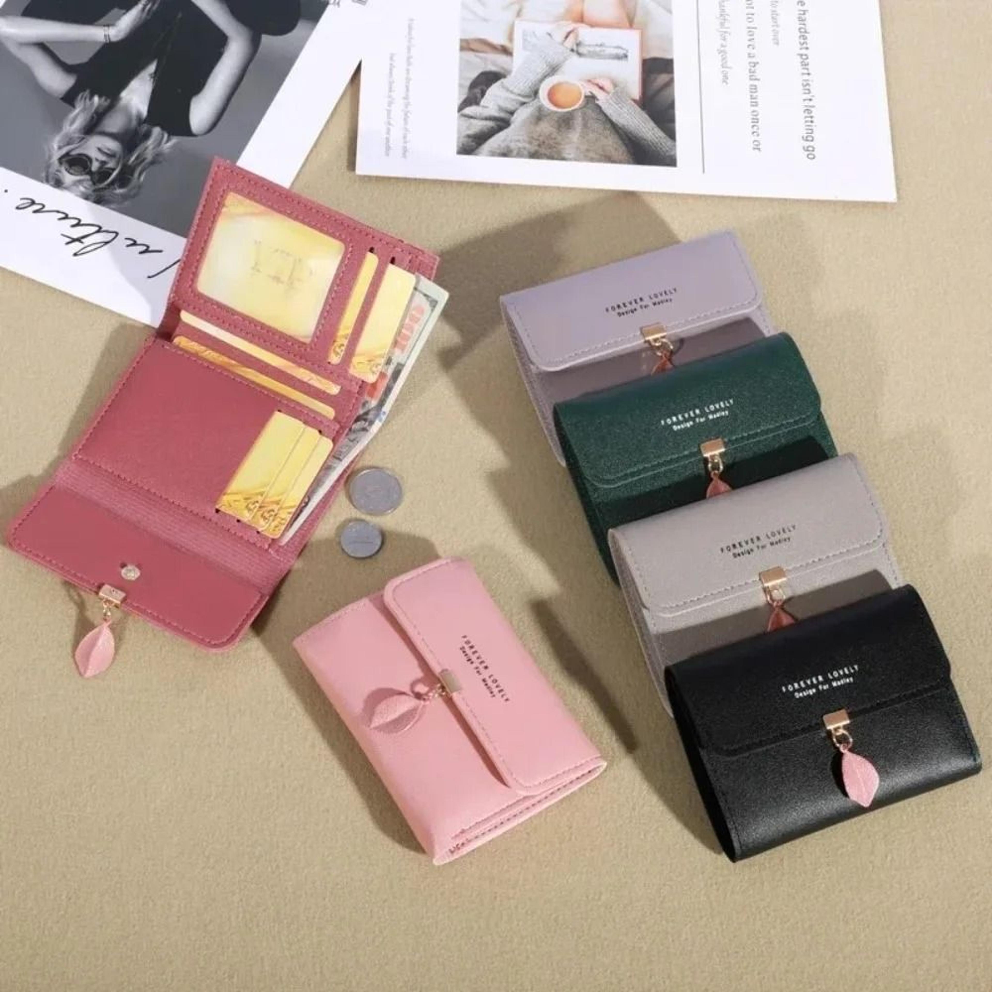 Korean Style Tri Fold Small Wallet For Women 0