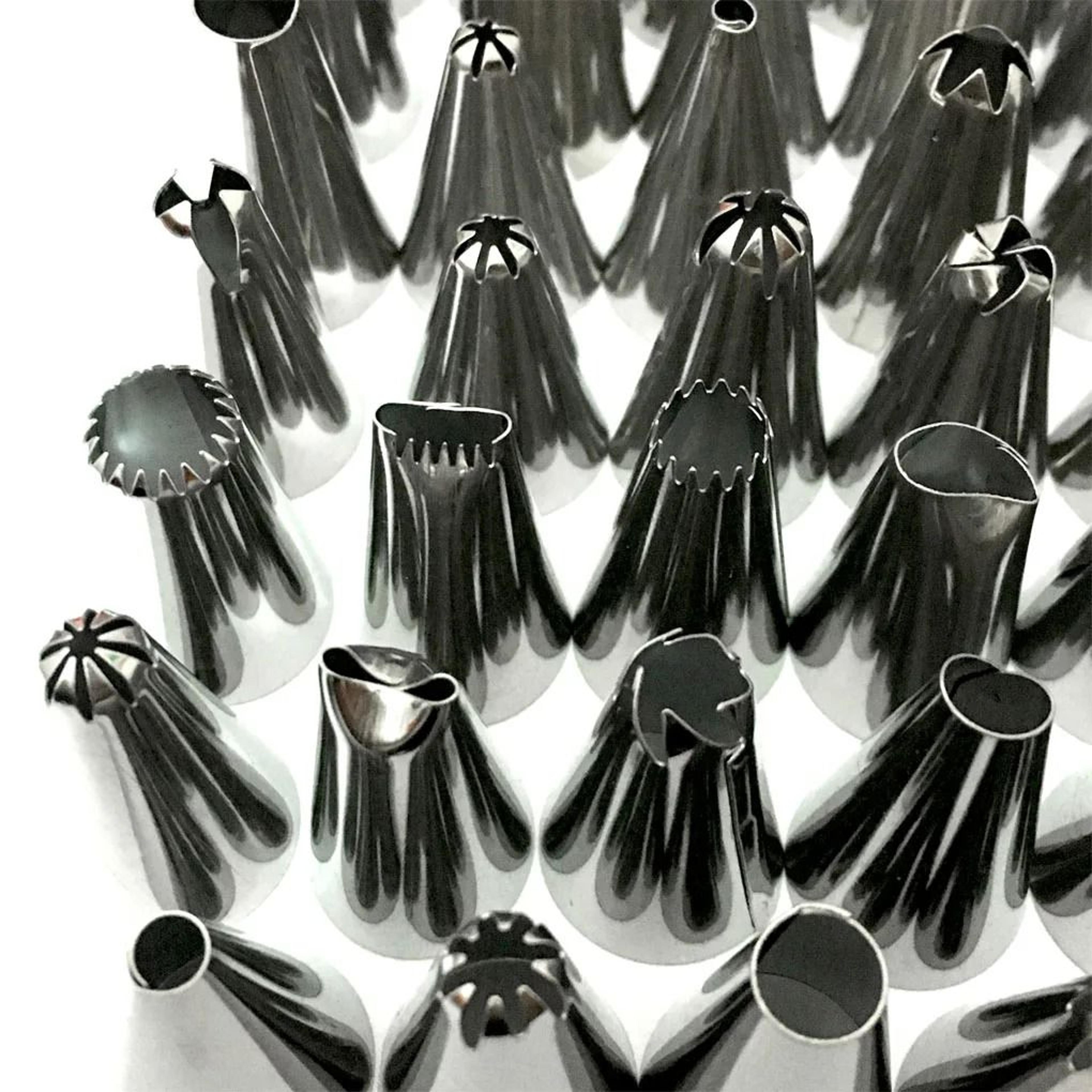 48 Piece Stainless Steel Cake Decorating Nozzles Set 2
