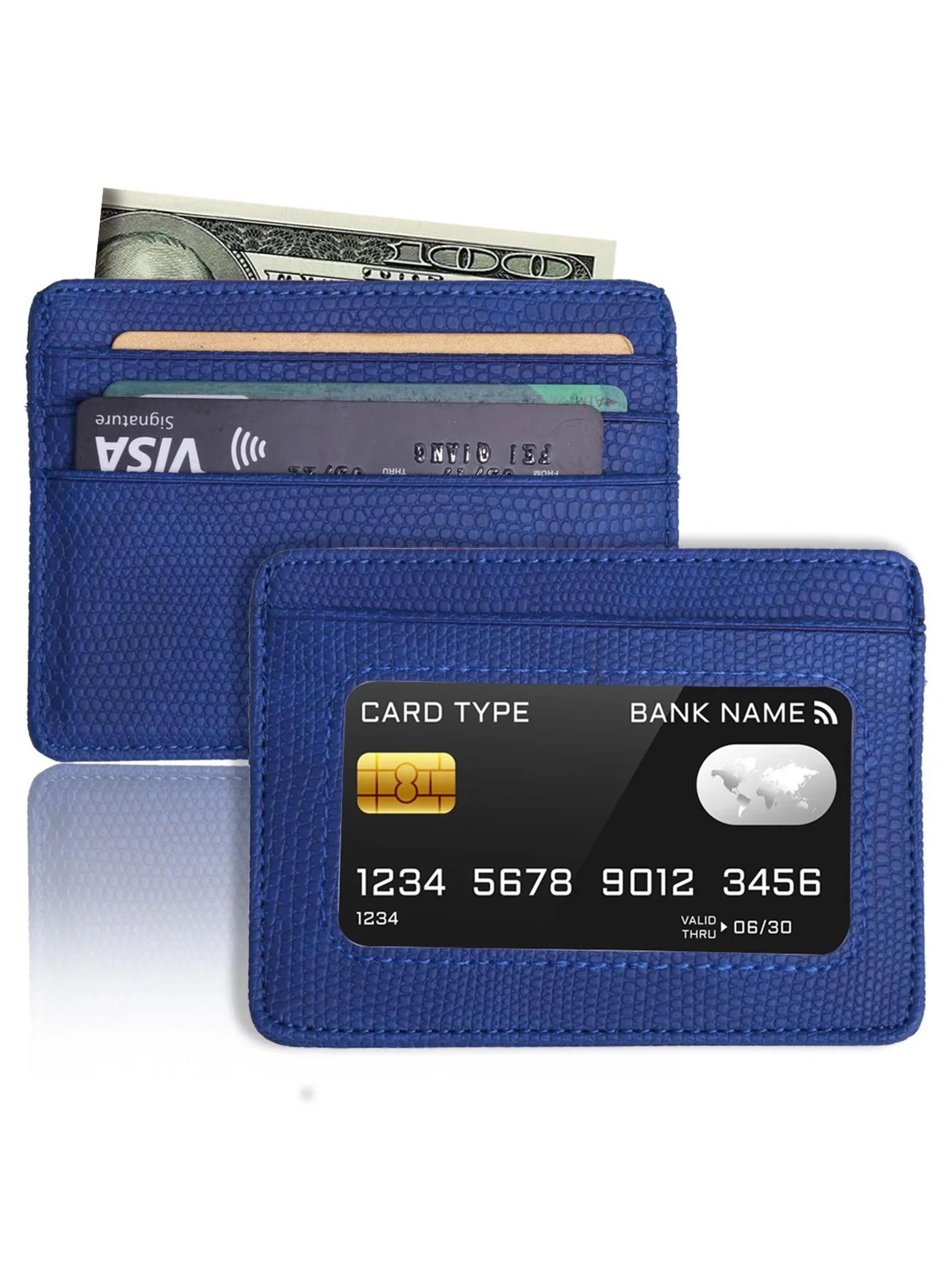 Minimalist Slim Credit Card Holder With ID Window 0