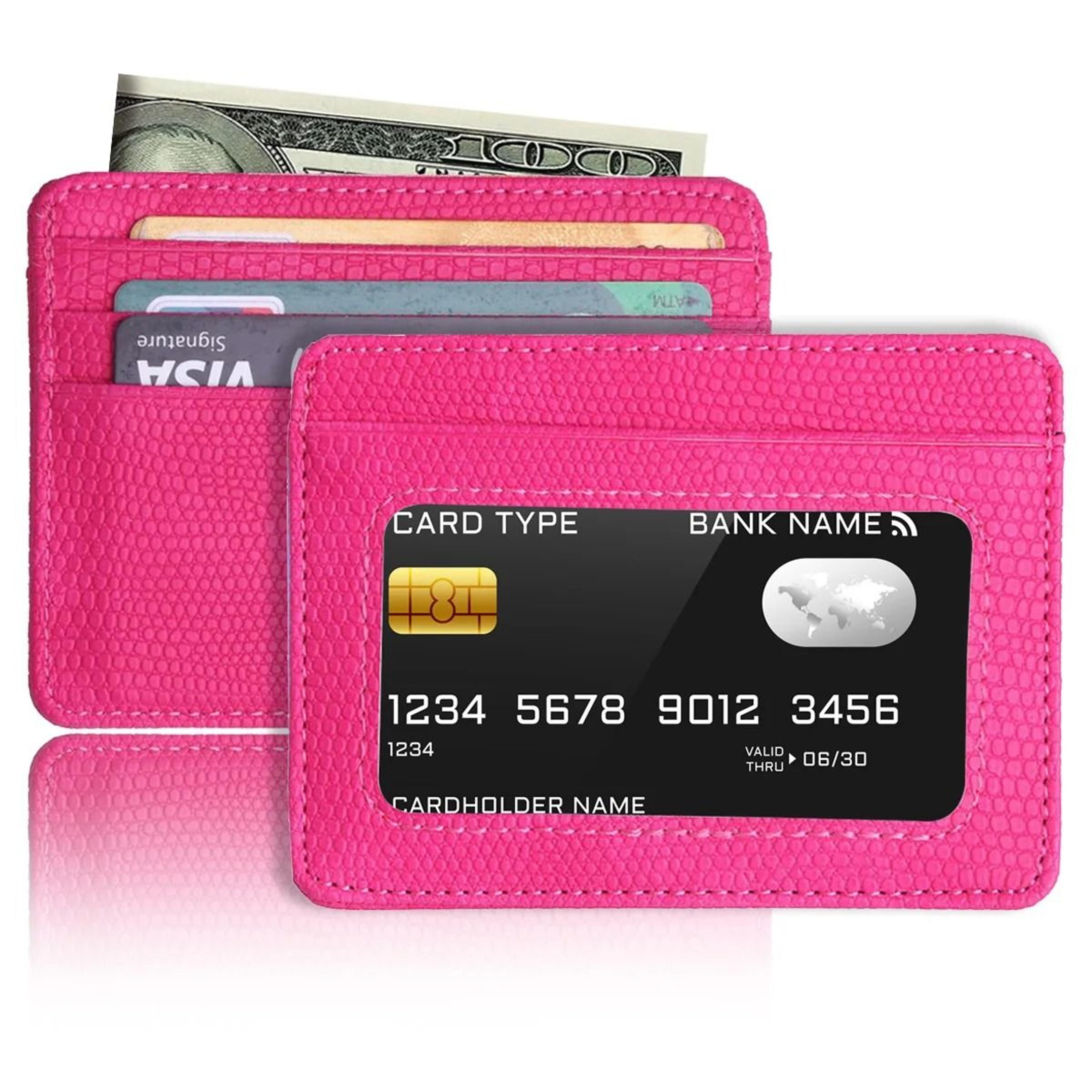 Minimalist Slim Credit Card Holder With ID Window 15
