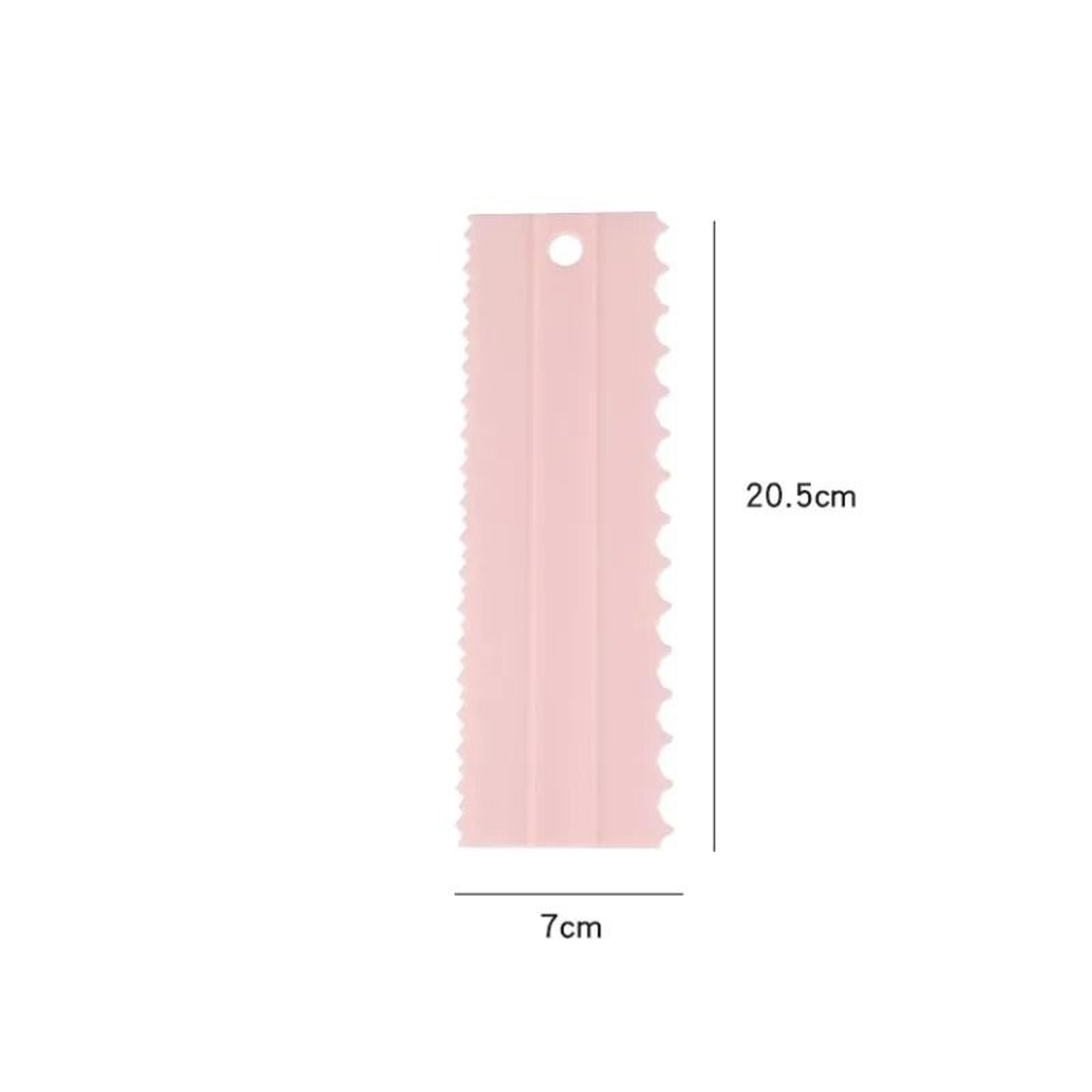 4 Piece DoubleSided Cake Scraper Set 5