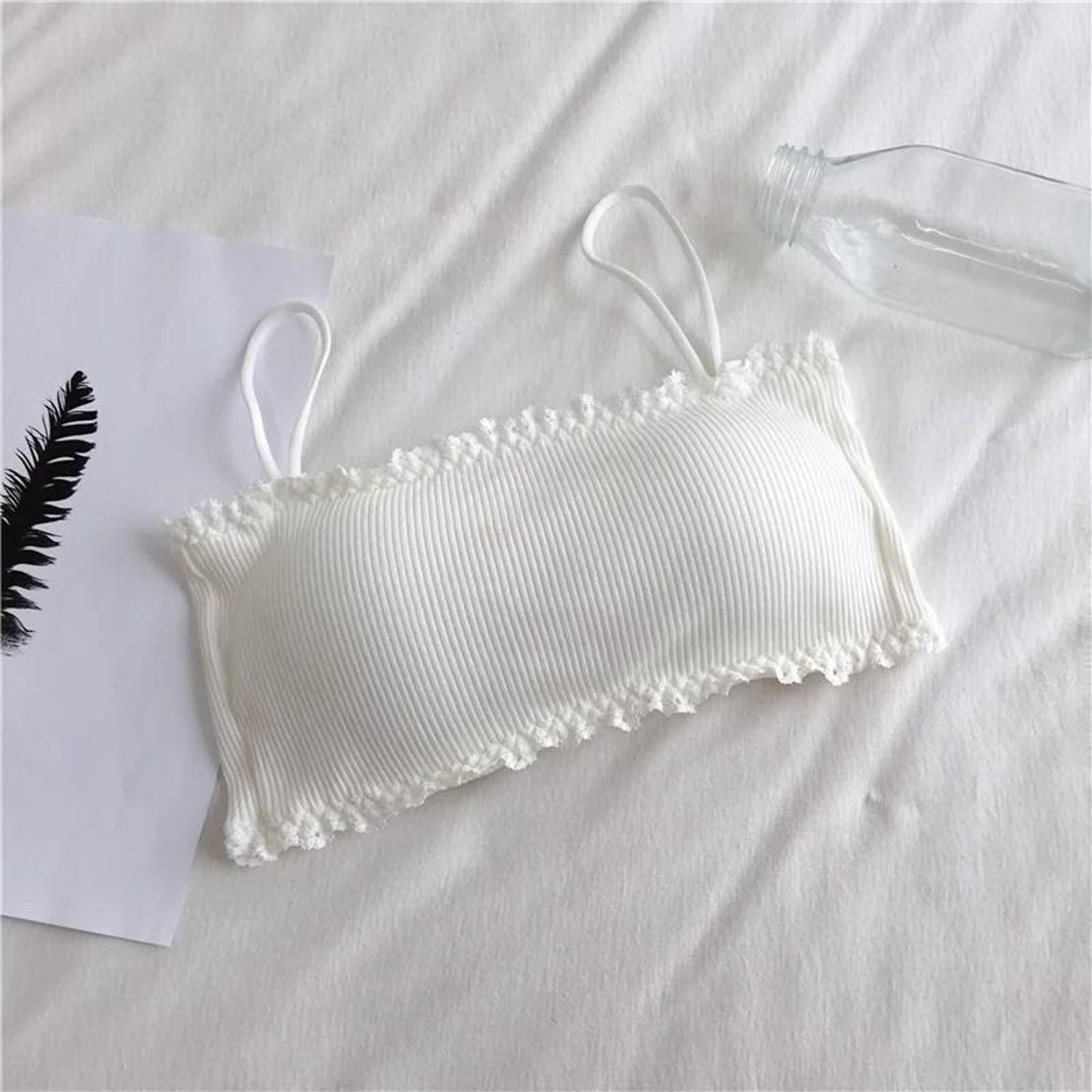 Seamless Cotton Tube Top Bra 1