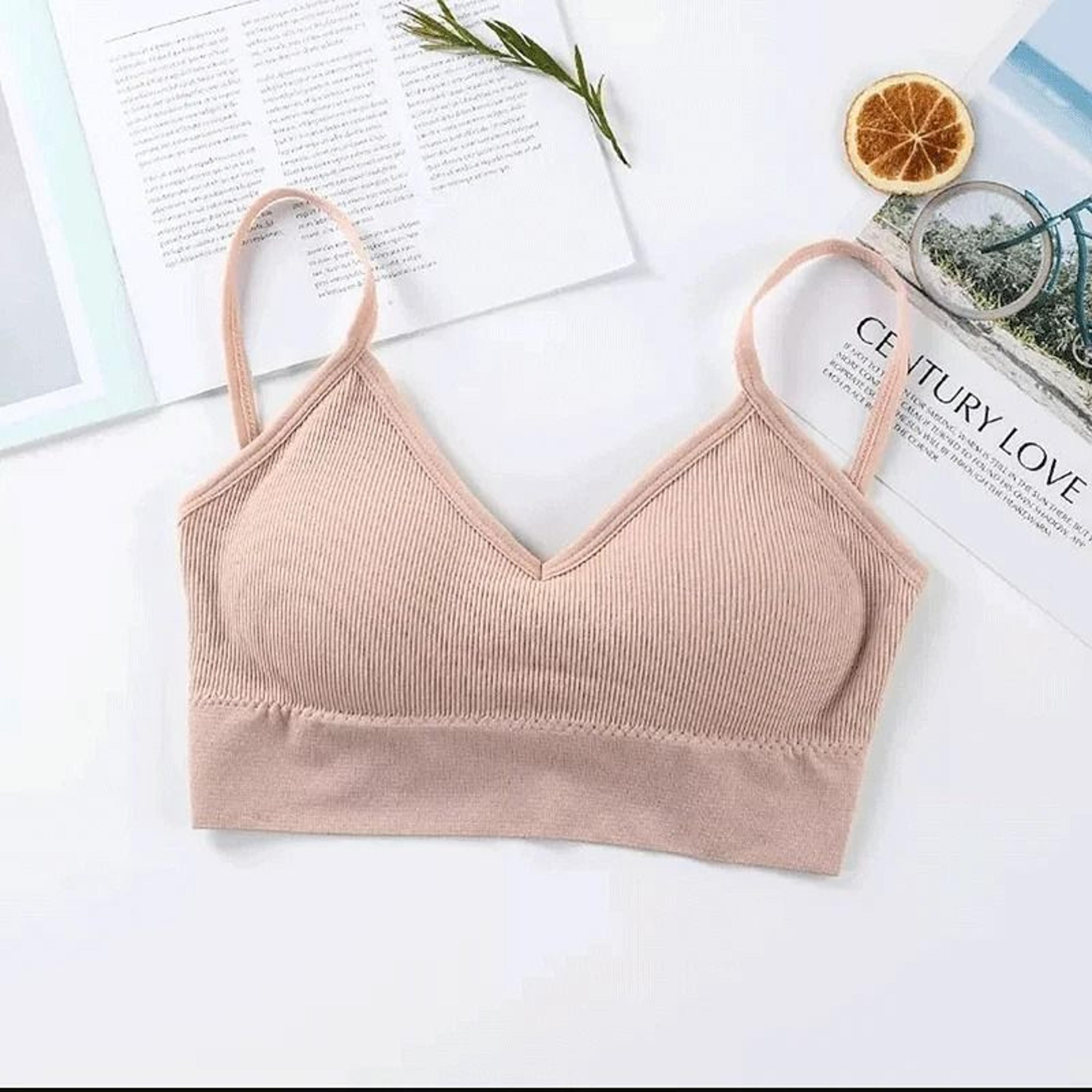 Seamless Womens Tube Top Sports Bra 5