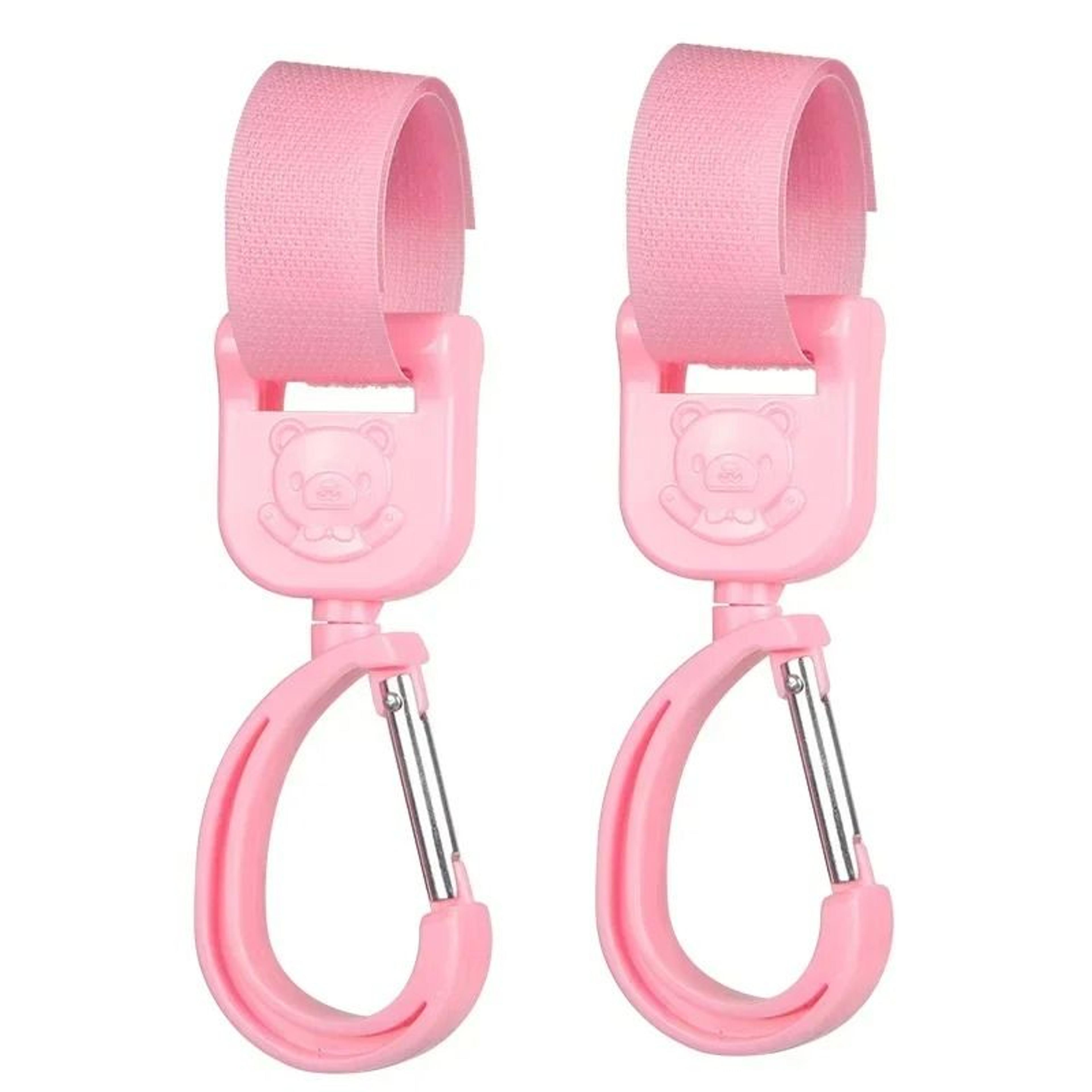Baby Stroller Pram Hooks 360 Rotation Universal Bag Hanger Clip Set 6