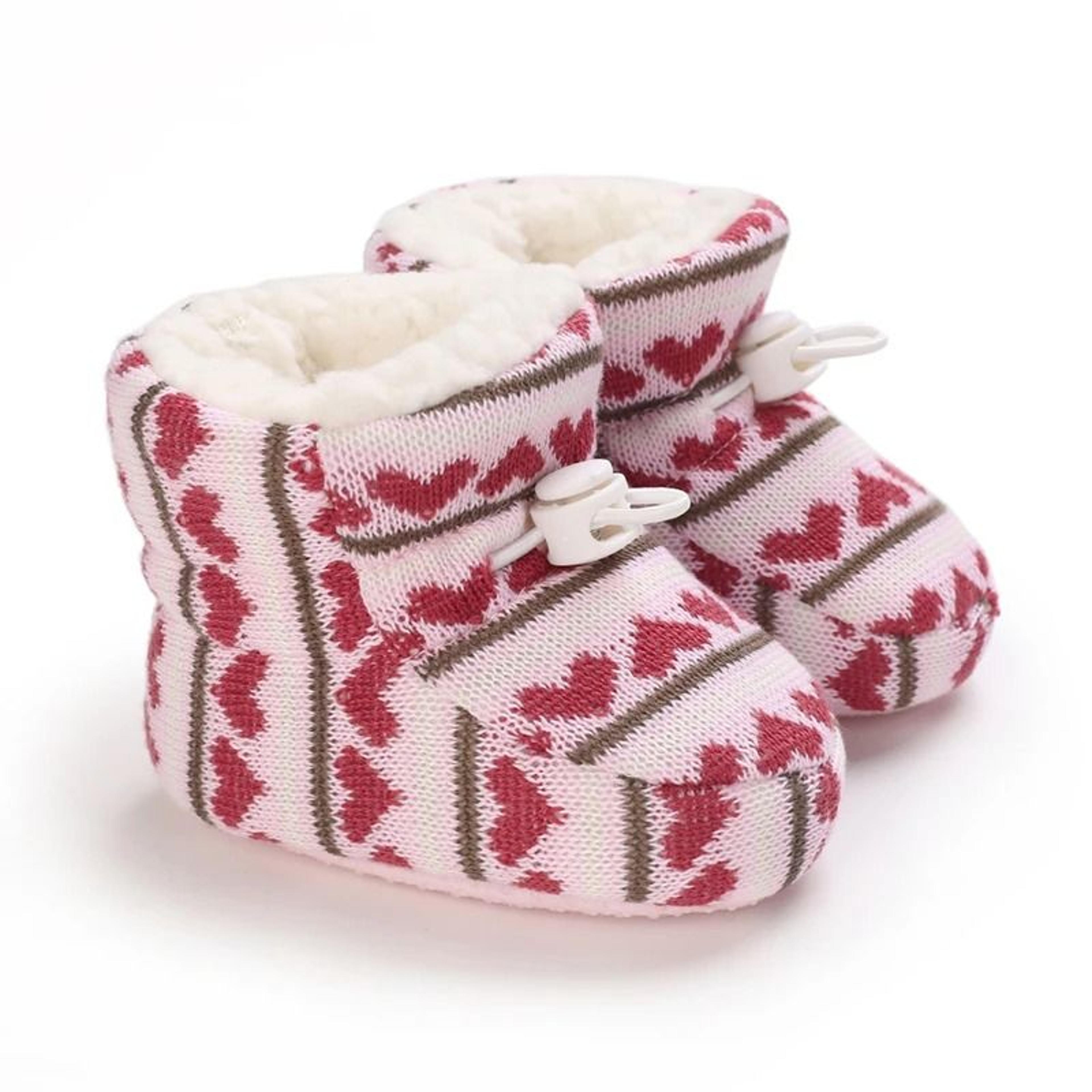 Winter Newborn Baby Cotton Booties Warm Non Slip First Walker Snow Boots For Boys And Girls 10