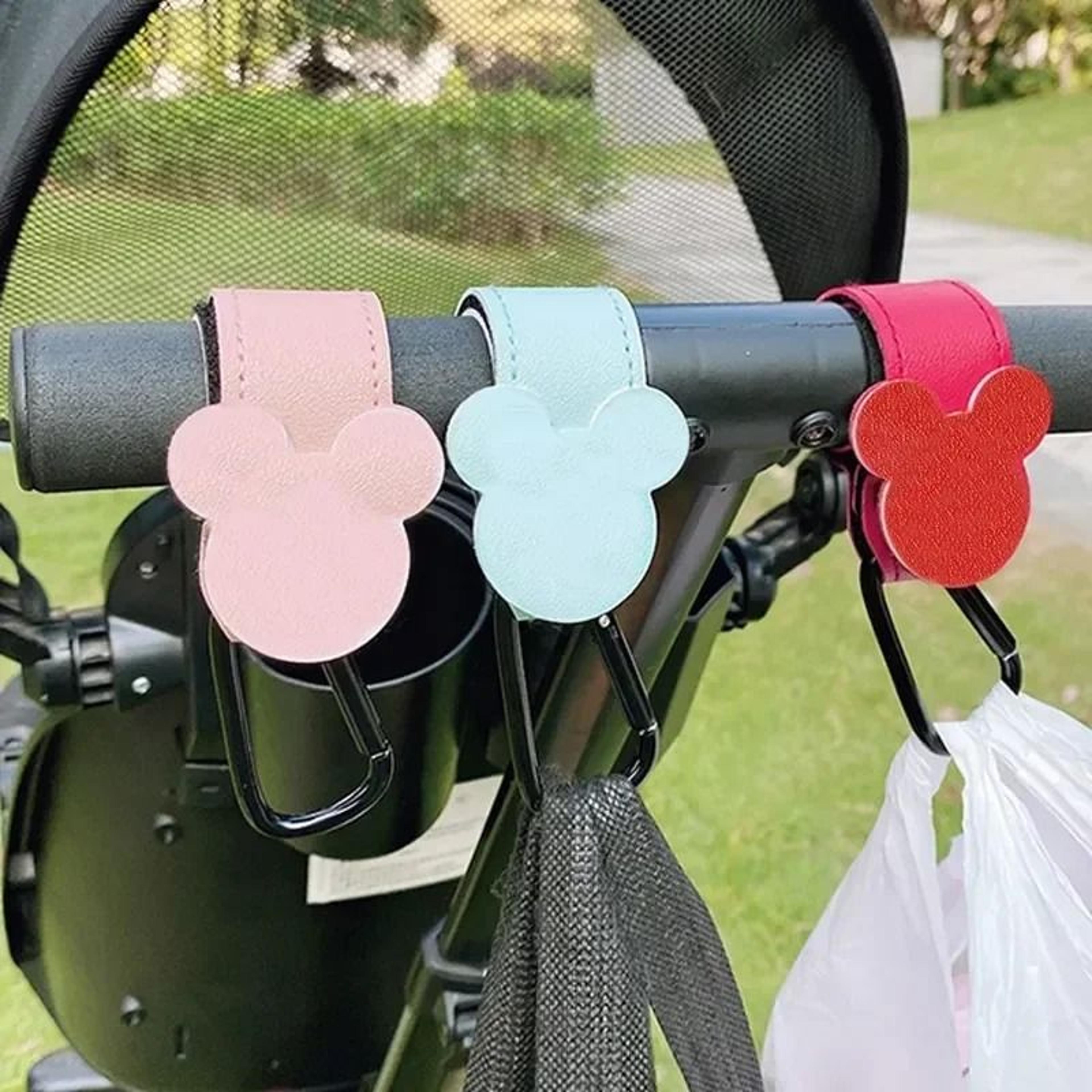 PU Leather Stroller Hook Clips 5