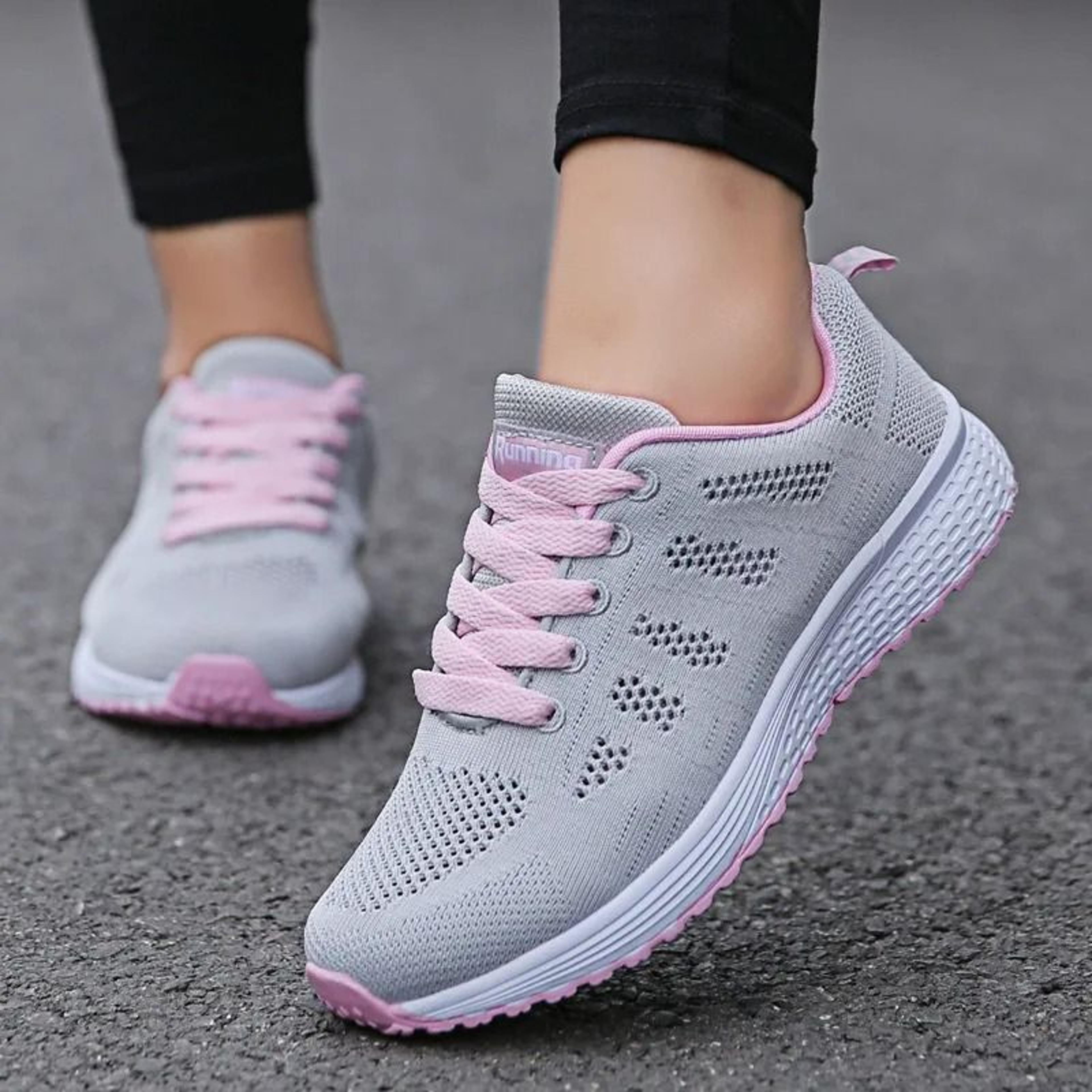 Womens Breathable Mesh Walking Shoes 8