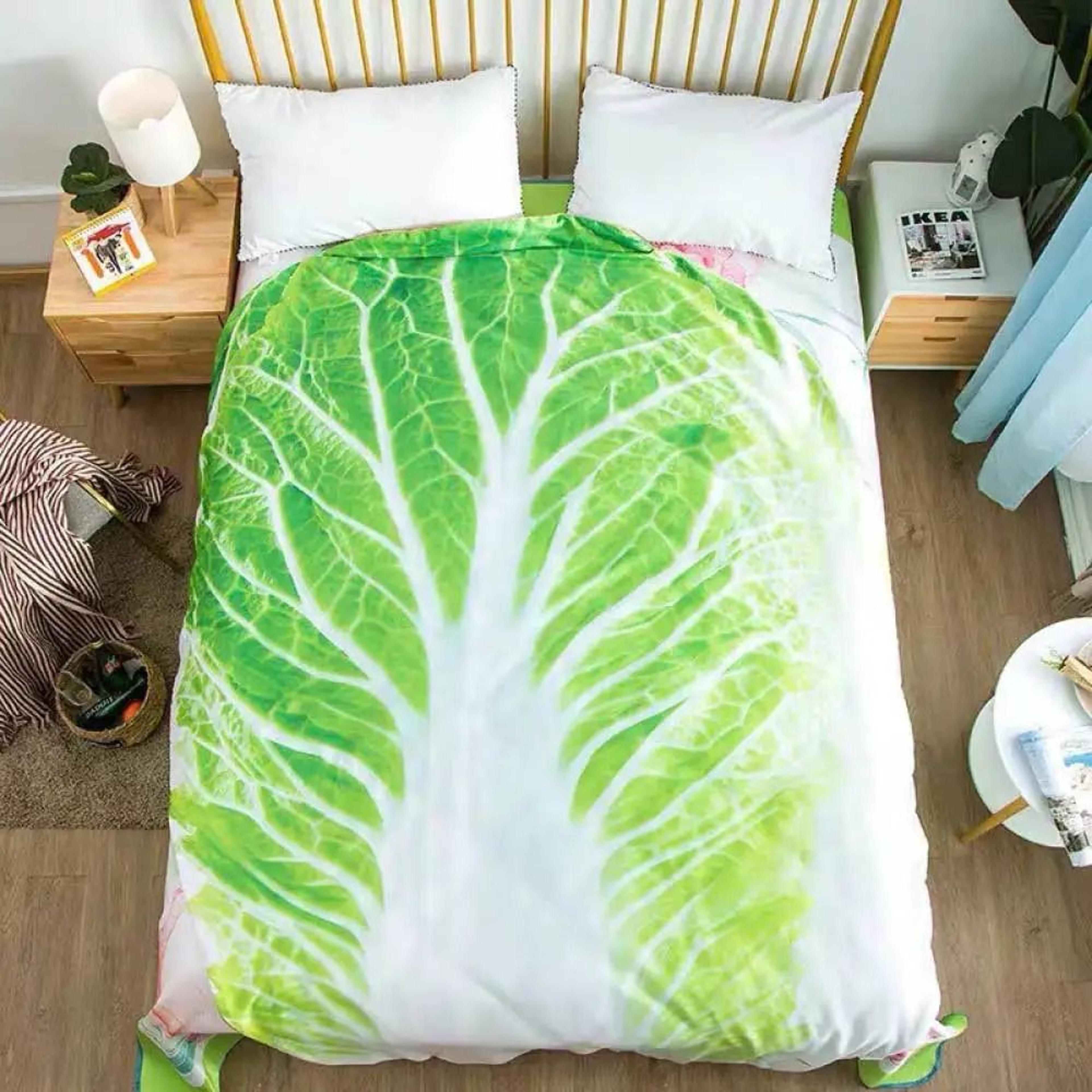 Double Sided Flannel Cabbage Blanket 7