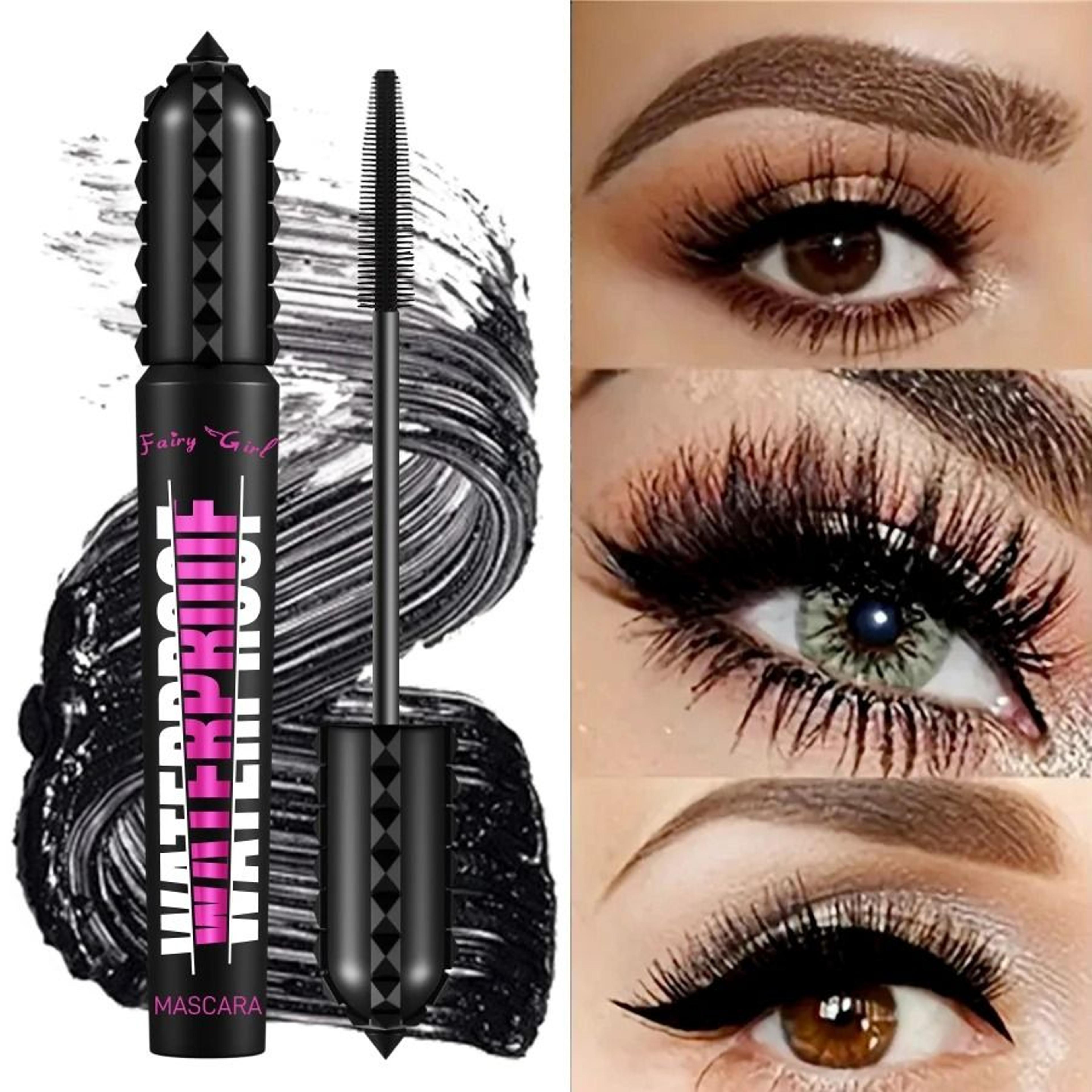 Black Waterproof Mascara Lengthening 4D Effect 6
