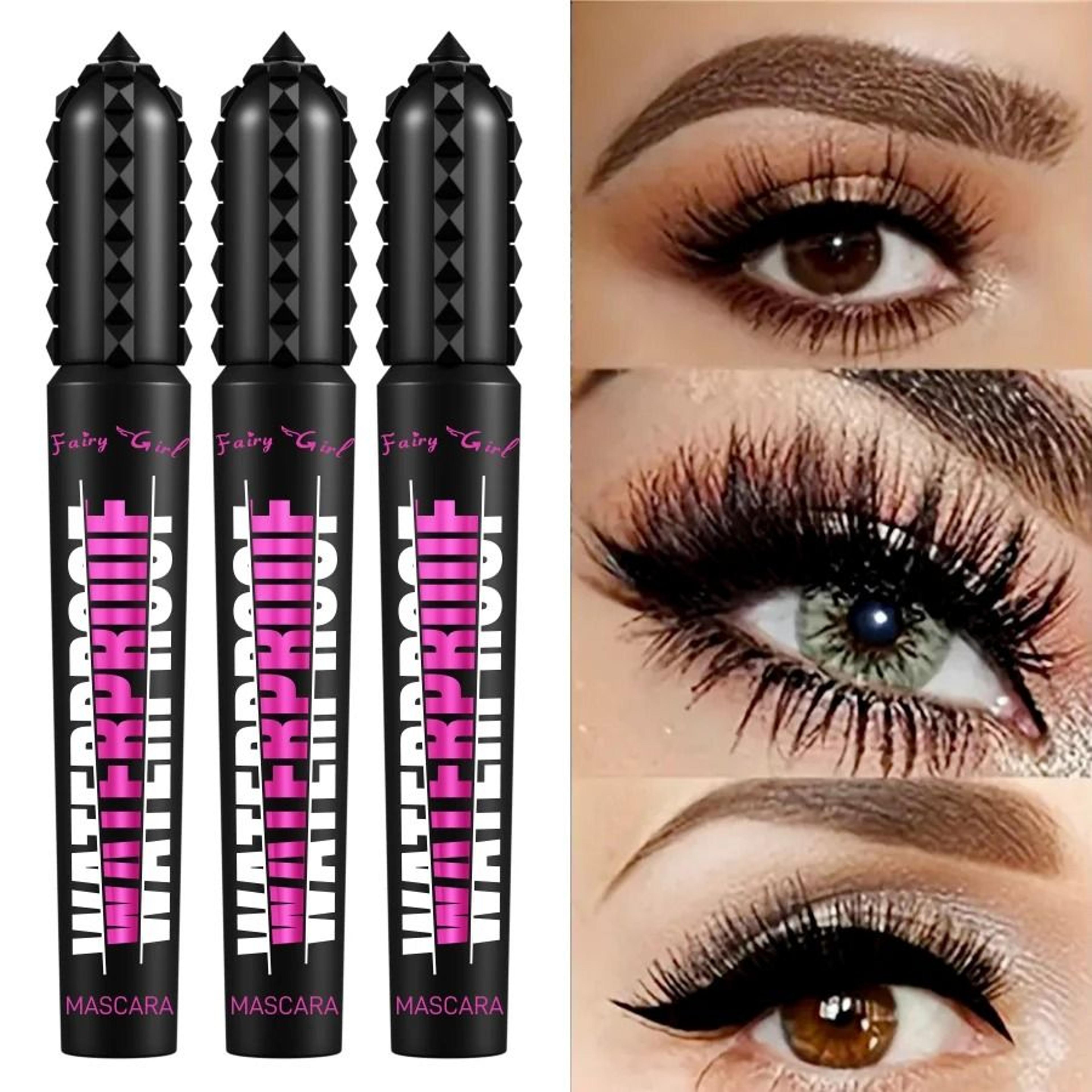 Black Waterproof Mascara Lengthening 4D Effect 7