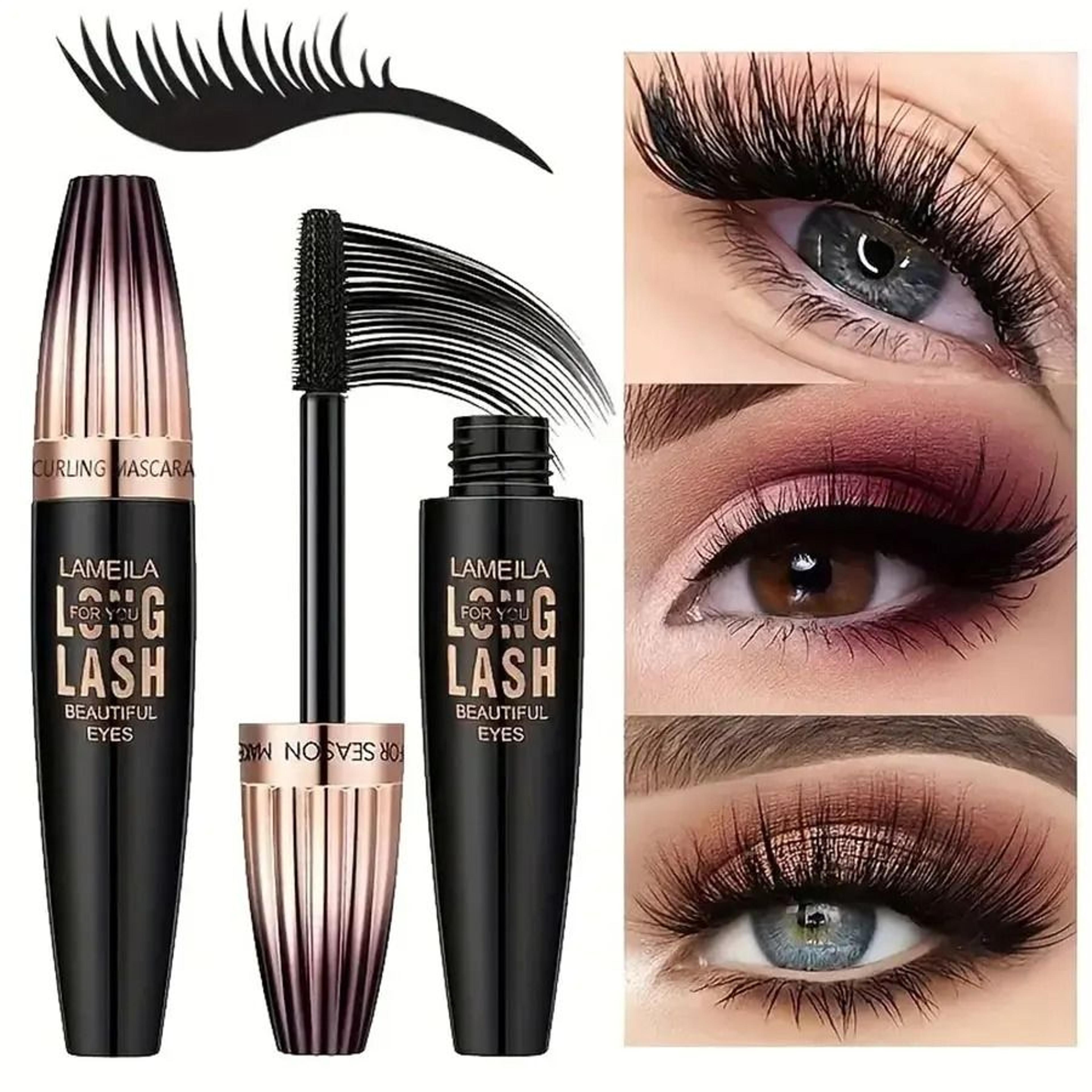 4D Waterproof Mascara Thick Long Curling Smudge Proof 0
