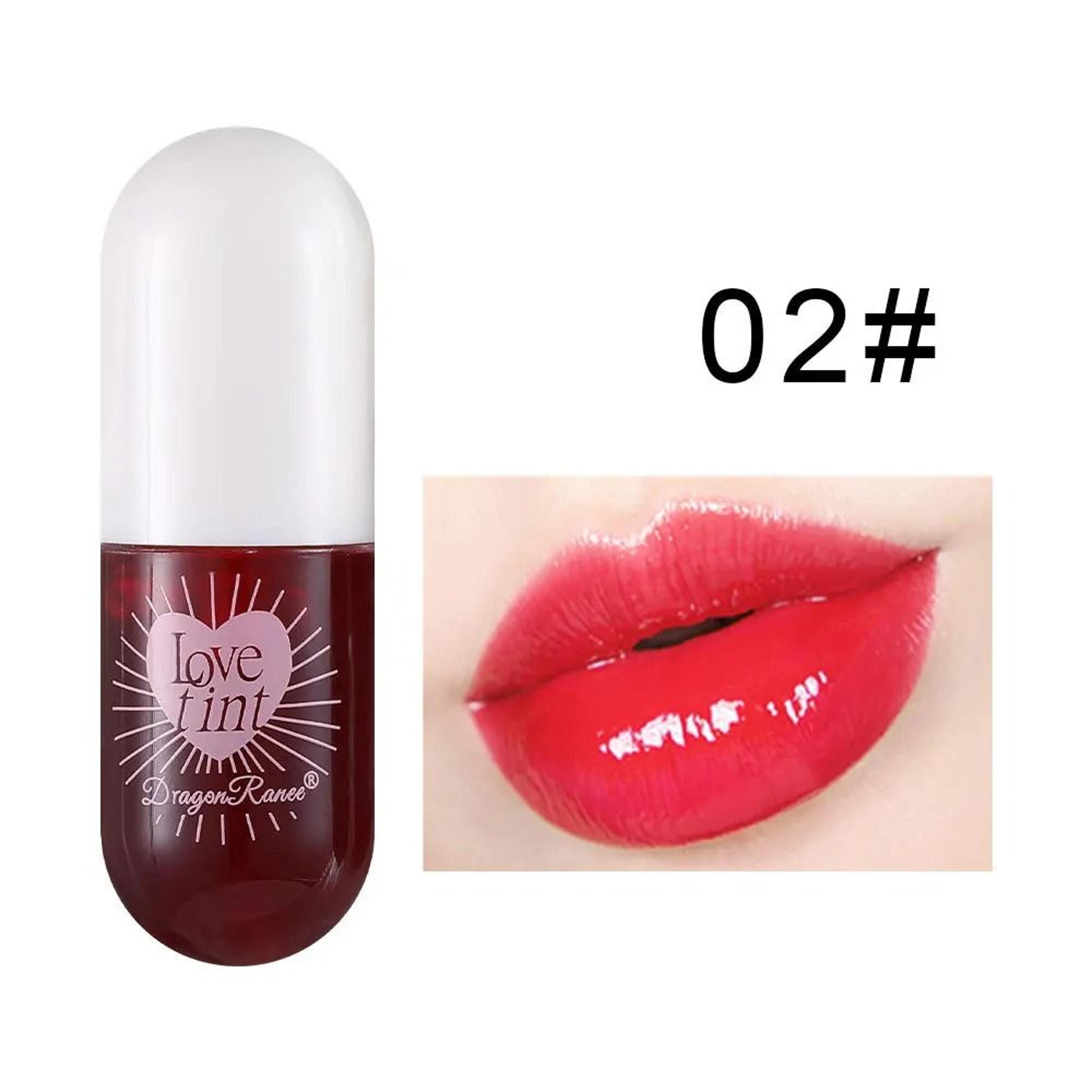 Liquid Lip Dye Waterproof Non Stick Glossy Tint 6 Colors 8