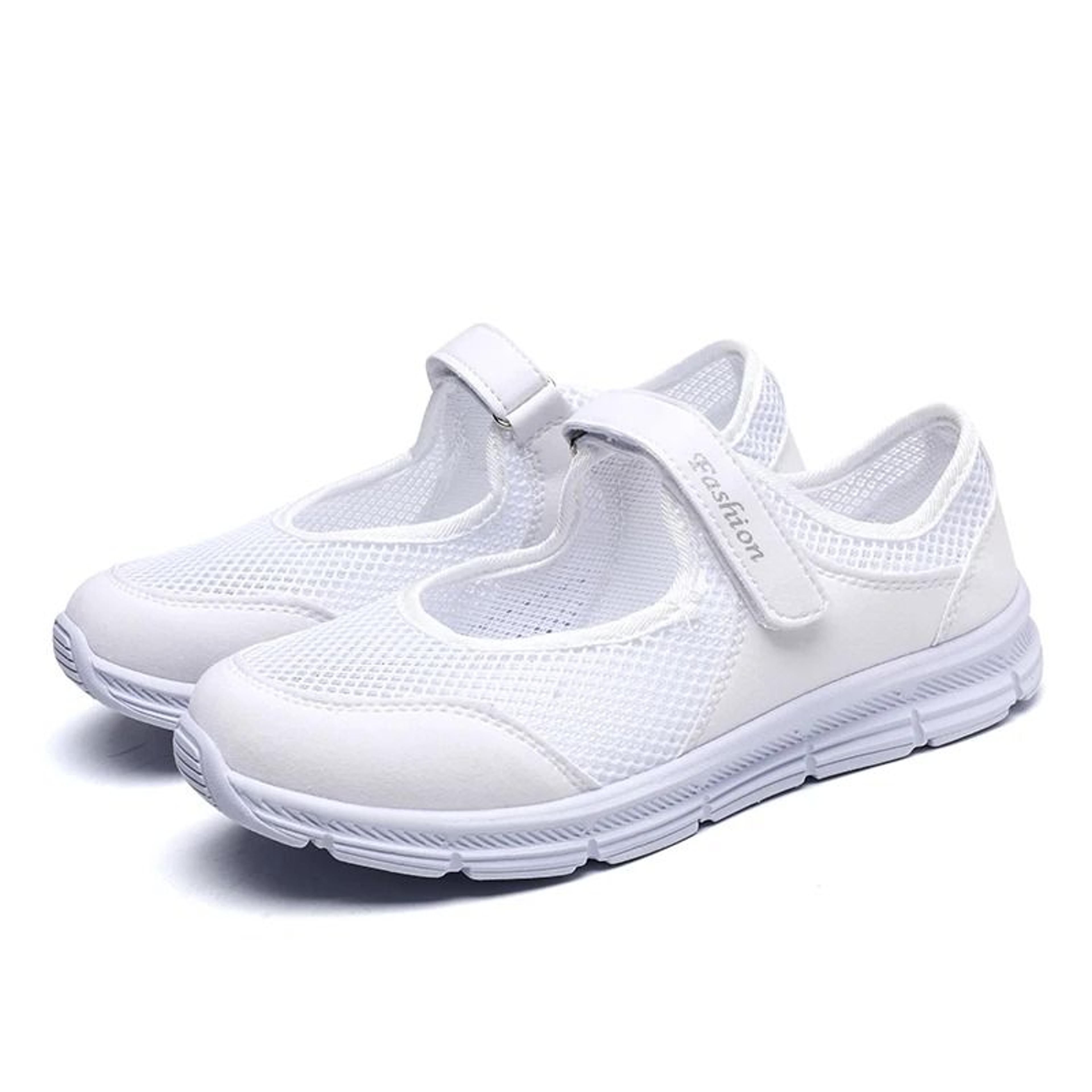 Womens Breathable Vulcanized Walking Shoes  Lightweight Mesh Slip Resistant All Day Comfort 9