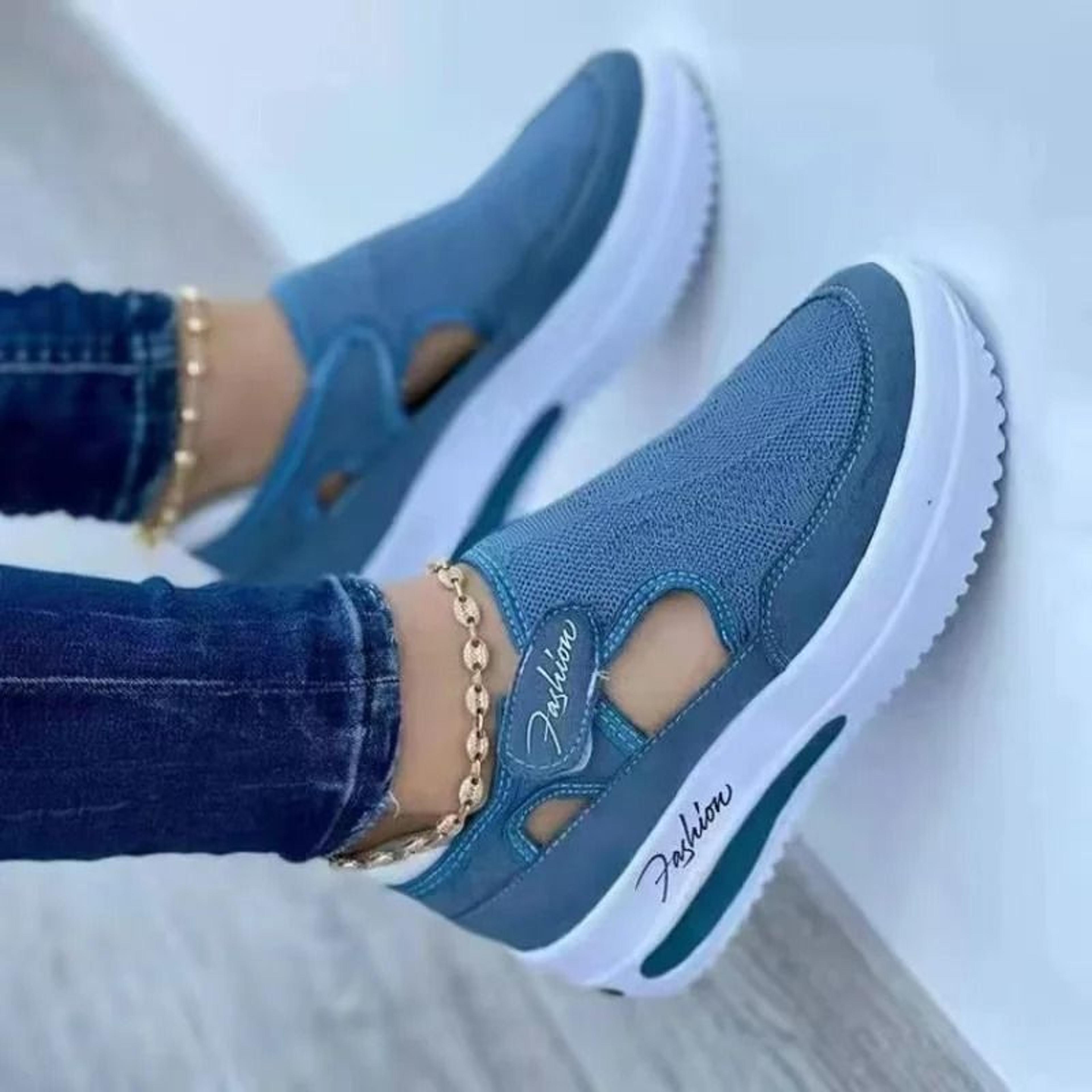 Women Casual Platform Sneakers Lightweight Breathable Tennis Shoes 7