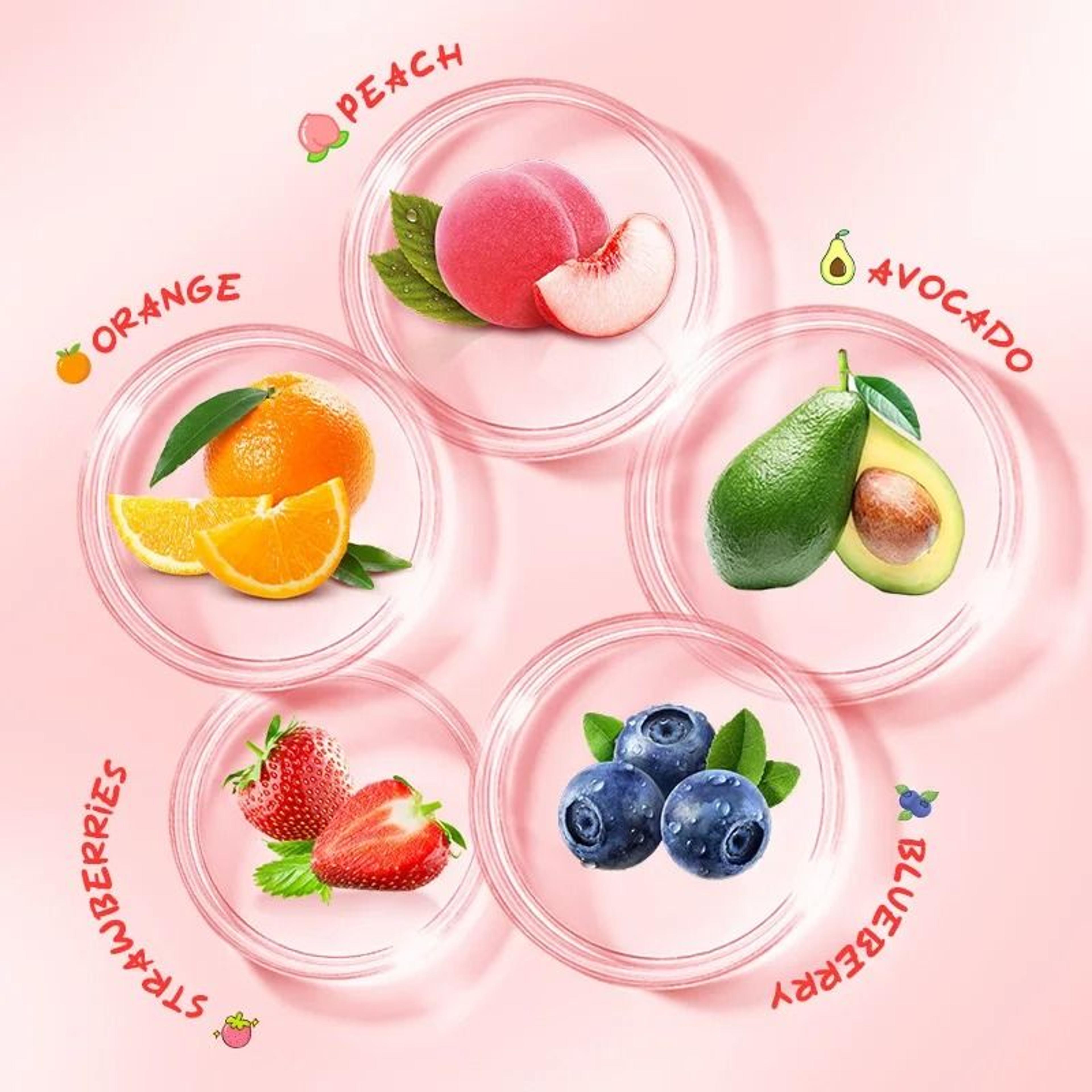 Fruit Ice Cream Hand Cream Set 5pcs Moisturizing Nourishing Hydrating Hand Care 3