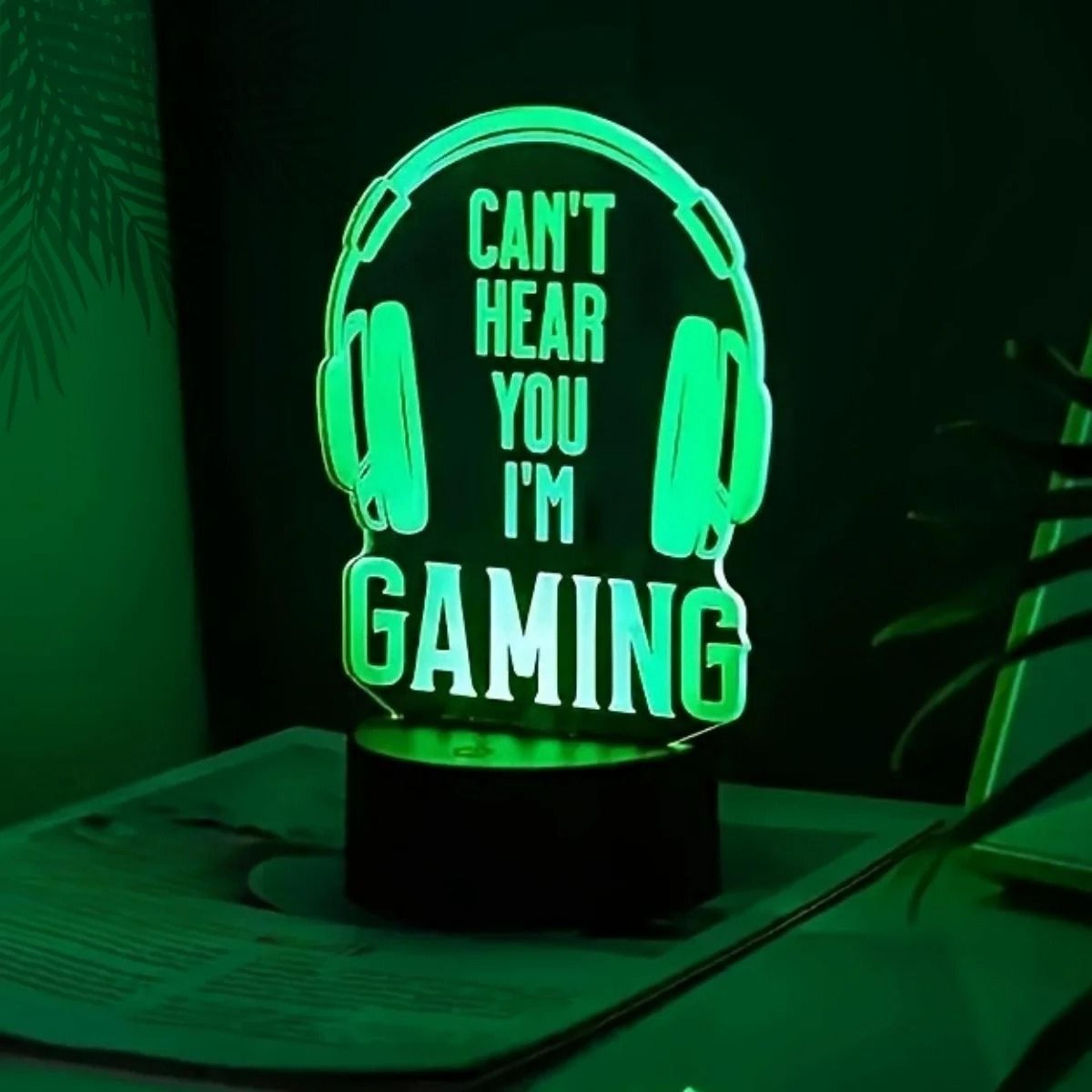 Headphone 3D Creative Night Light Decorative LED Table Lamp 1