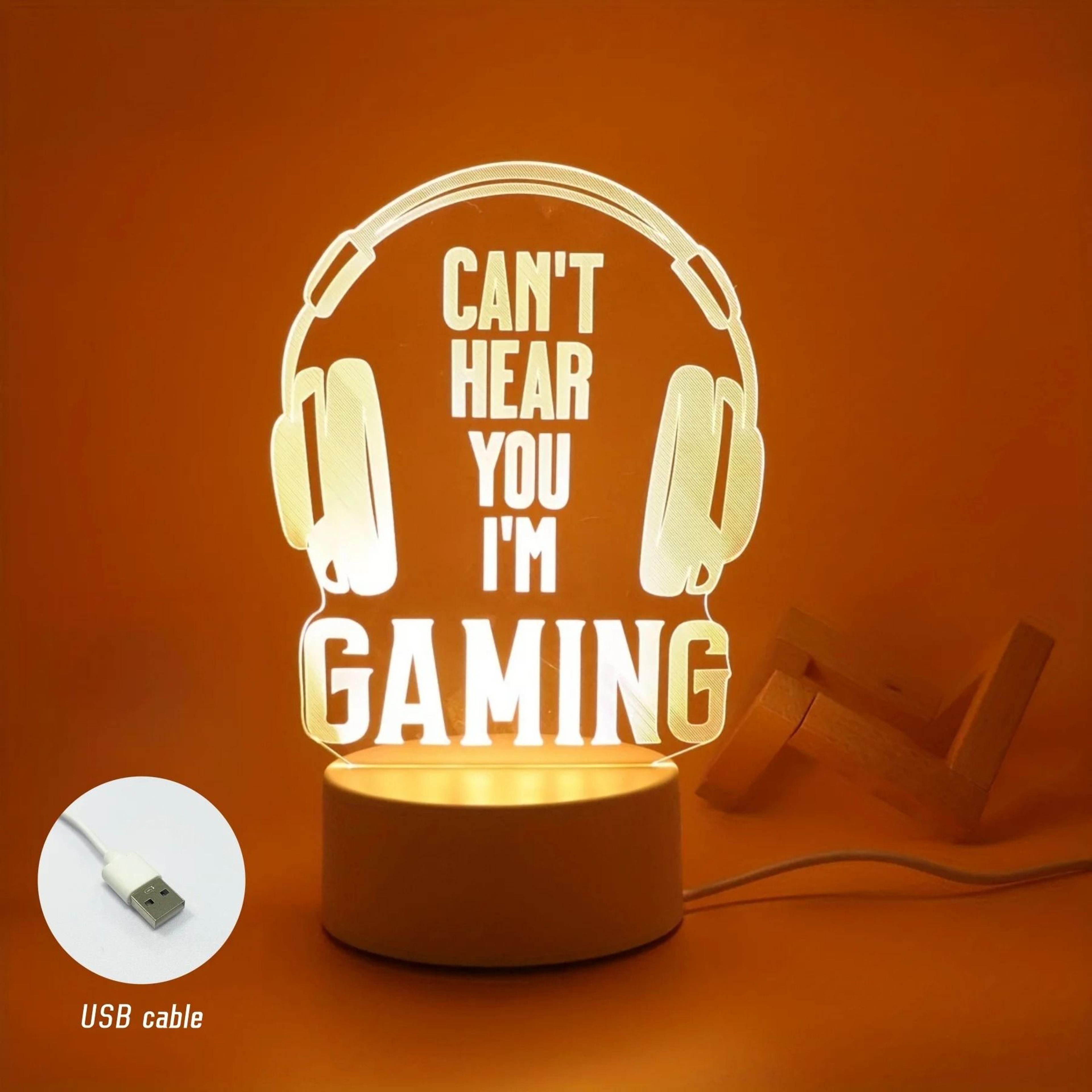 Headphone 3D Creative Night Light Decorative LED Table Lamp 5